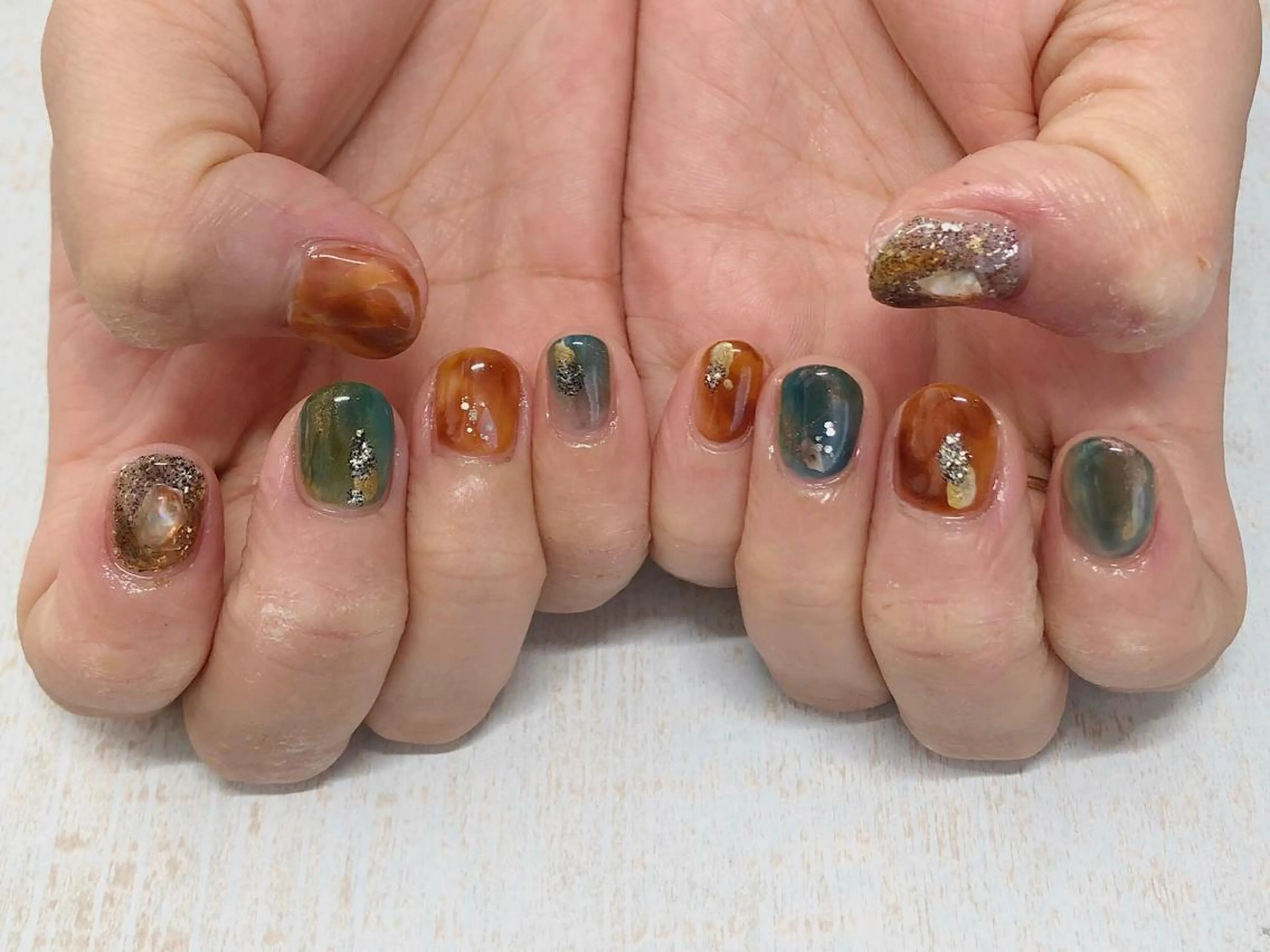 ネイル 𖡼 yumenoのネイルデザイン