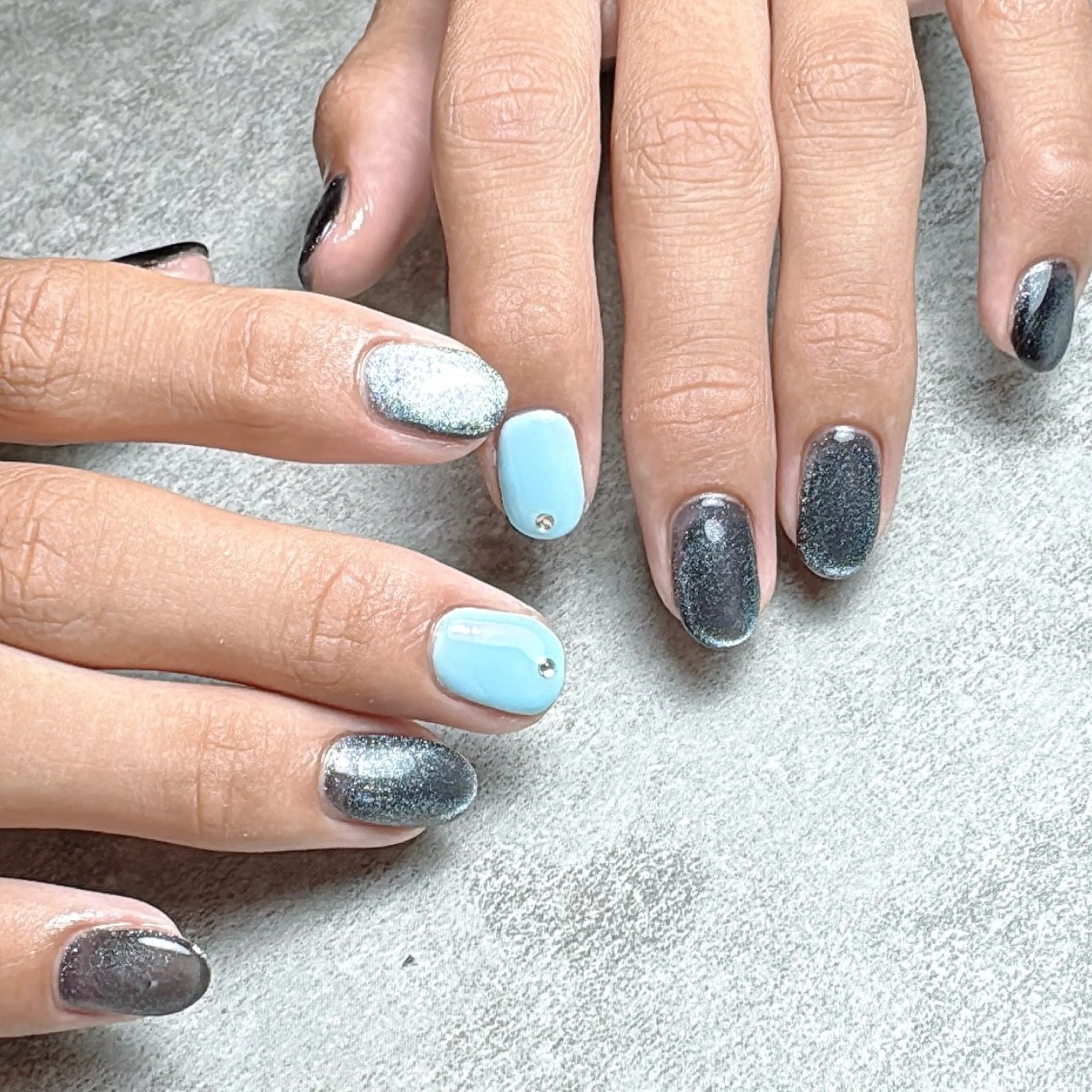 ネイル メンズネイル ストーンネイル MATATABI. kumiのネイルデザイン