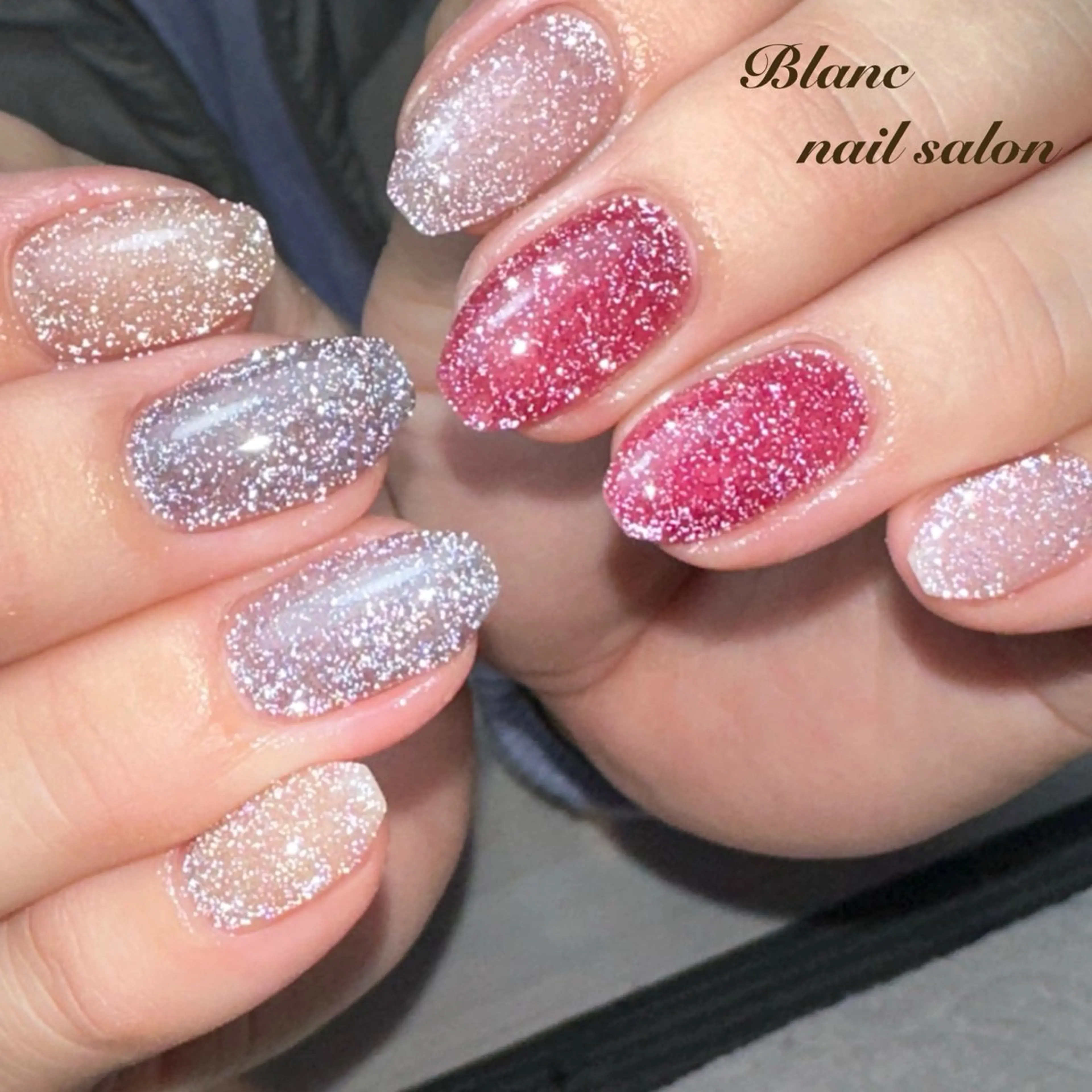 ネイル フラッシュネイル Blanc ブランのネイルデザイン