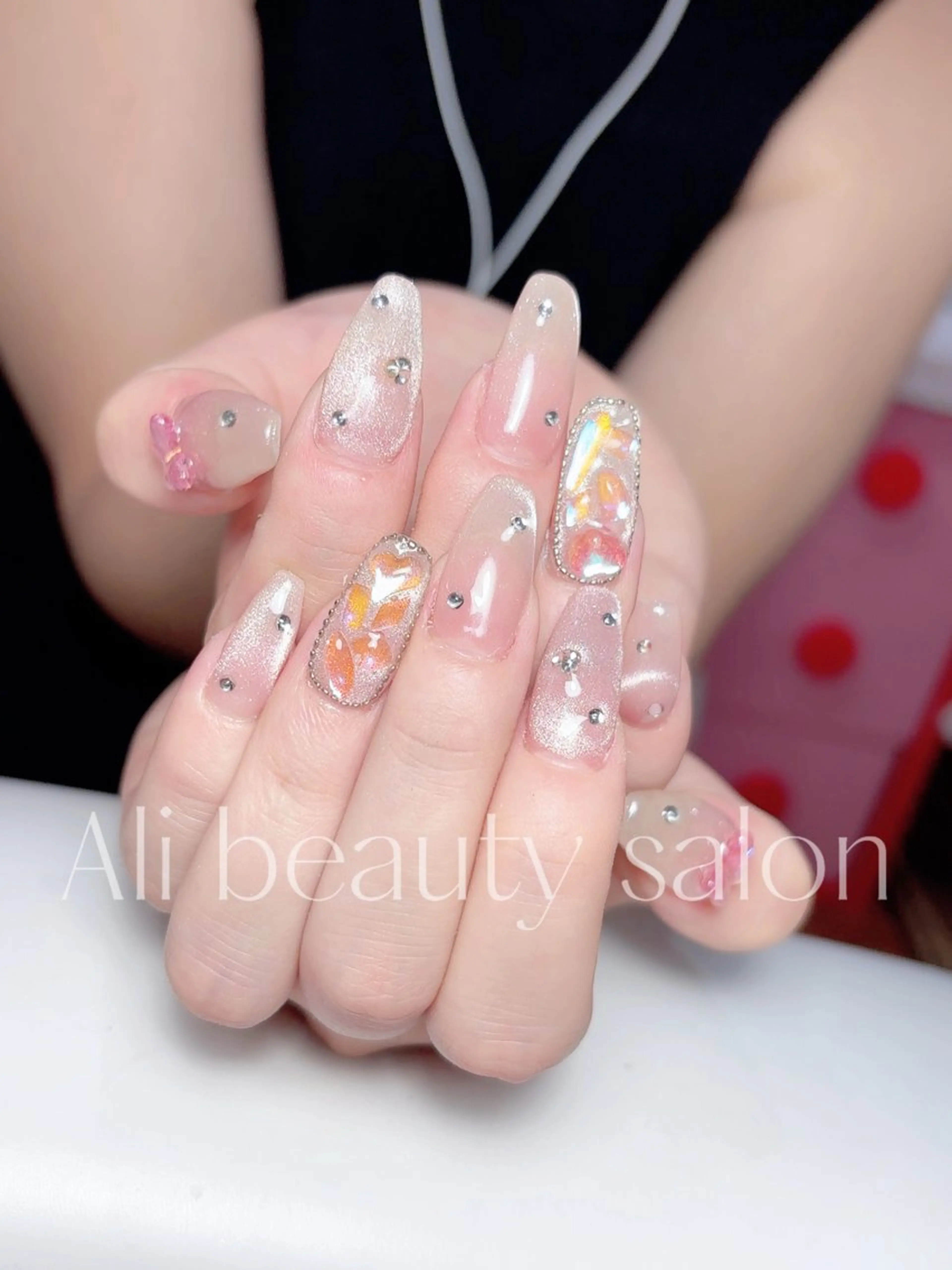 ネイル マグネットネイル 持ち込み ハンドネイル Ali 新小岩 ネイル専門のネイルデザイン