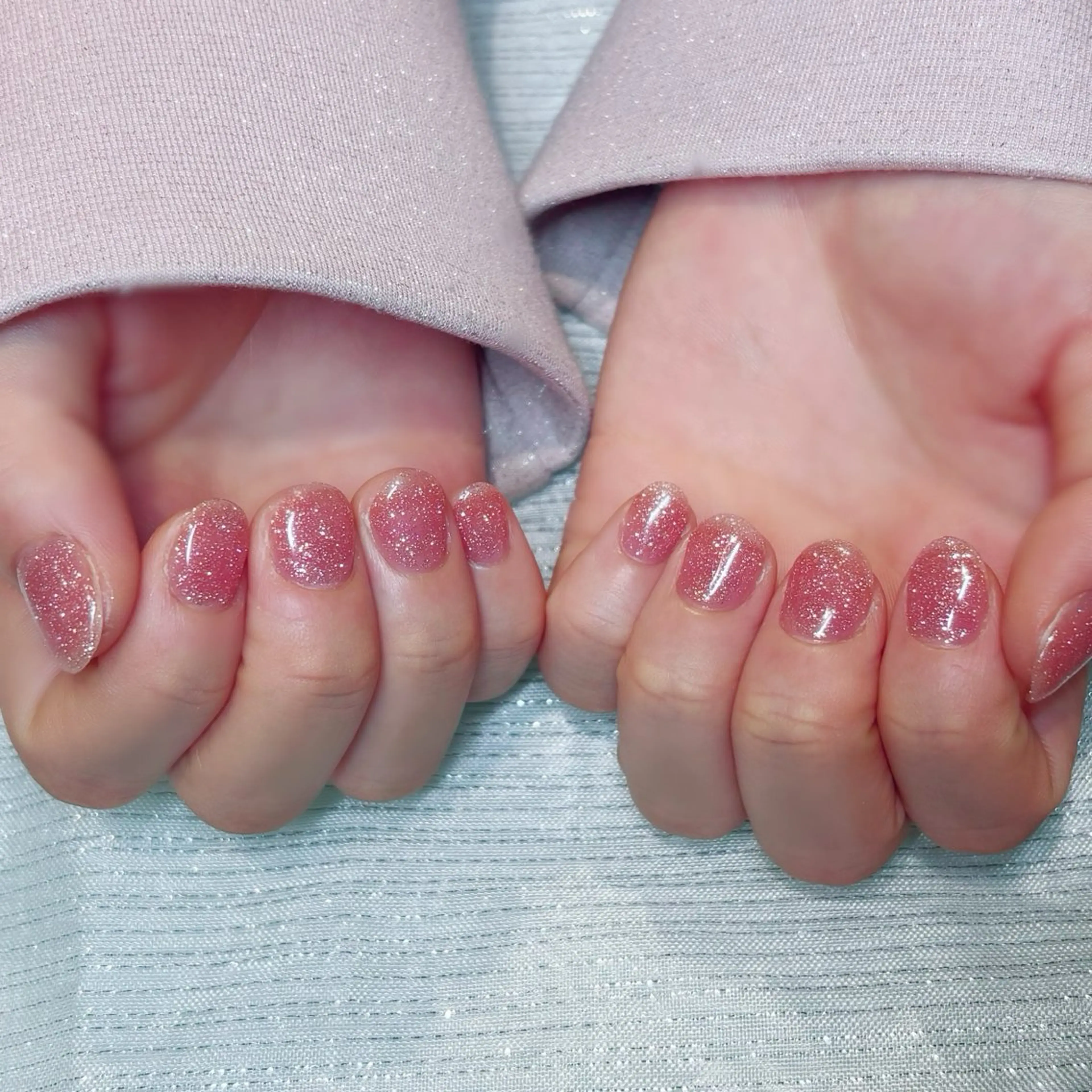 ネイル フラッシュネイル ジェルネイル キラキラネイル ラメ(グリッター) マグネットネイル ハンドネイル HIYORI 🩷のネイルデザイン