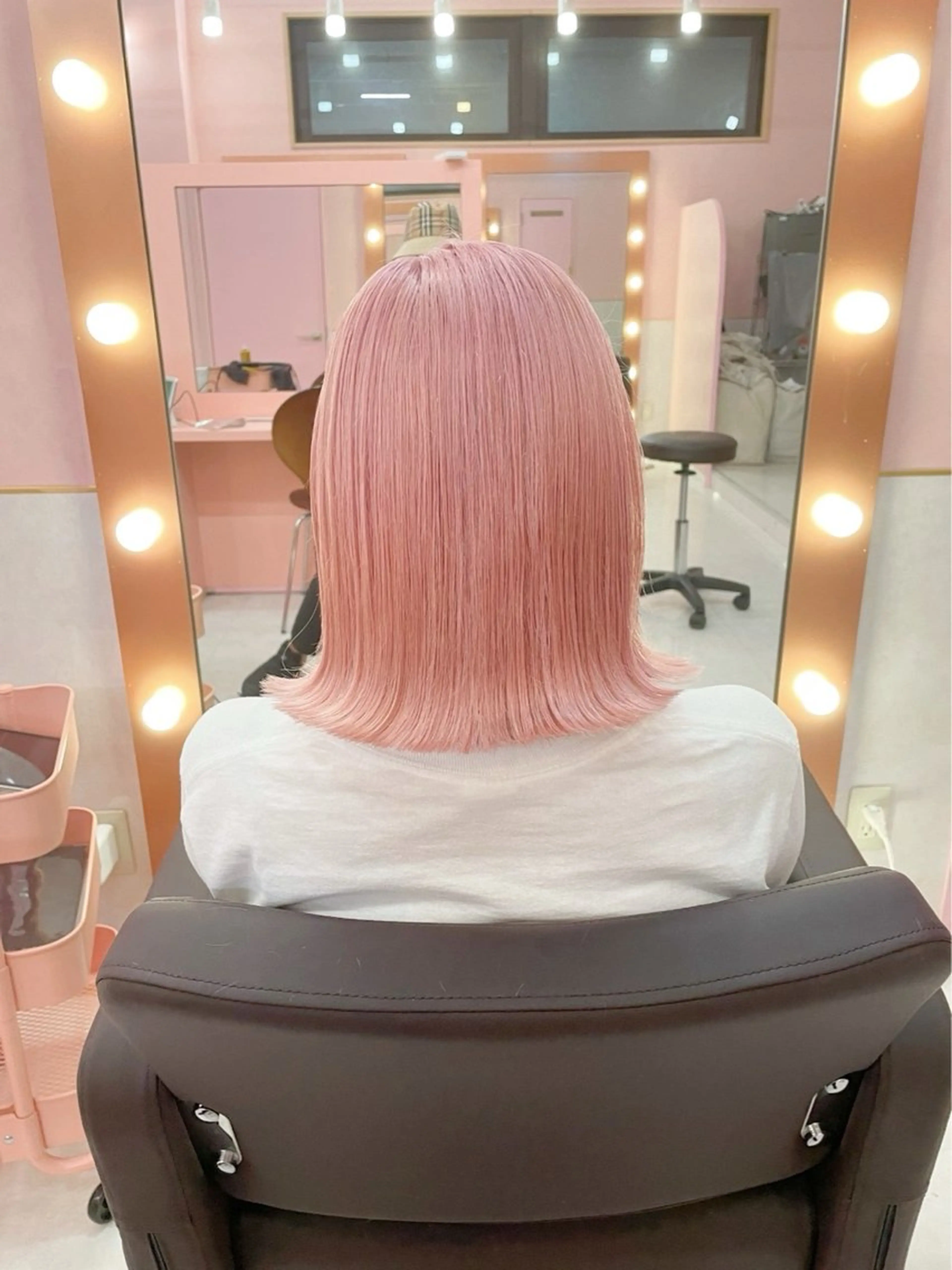 ミディアム カラー カット ヘアカラー トリートメント 💕ブリーチ/ヘアメ 🎀YUUKAのヘアスタイル