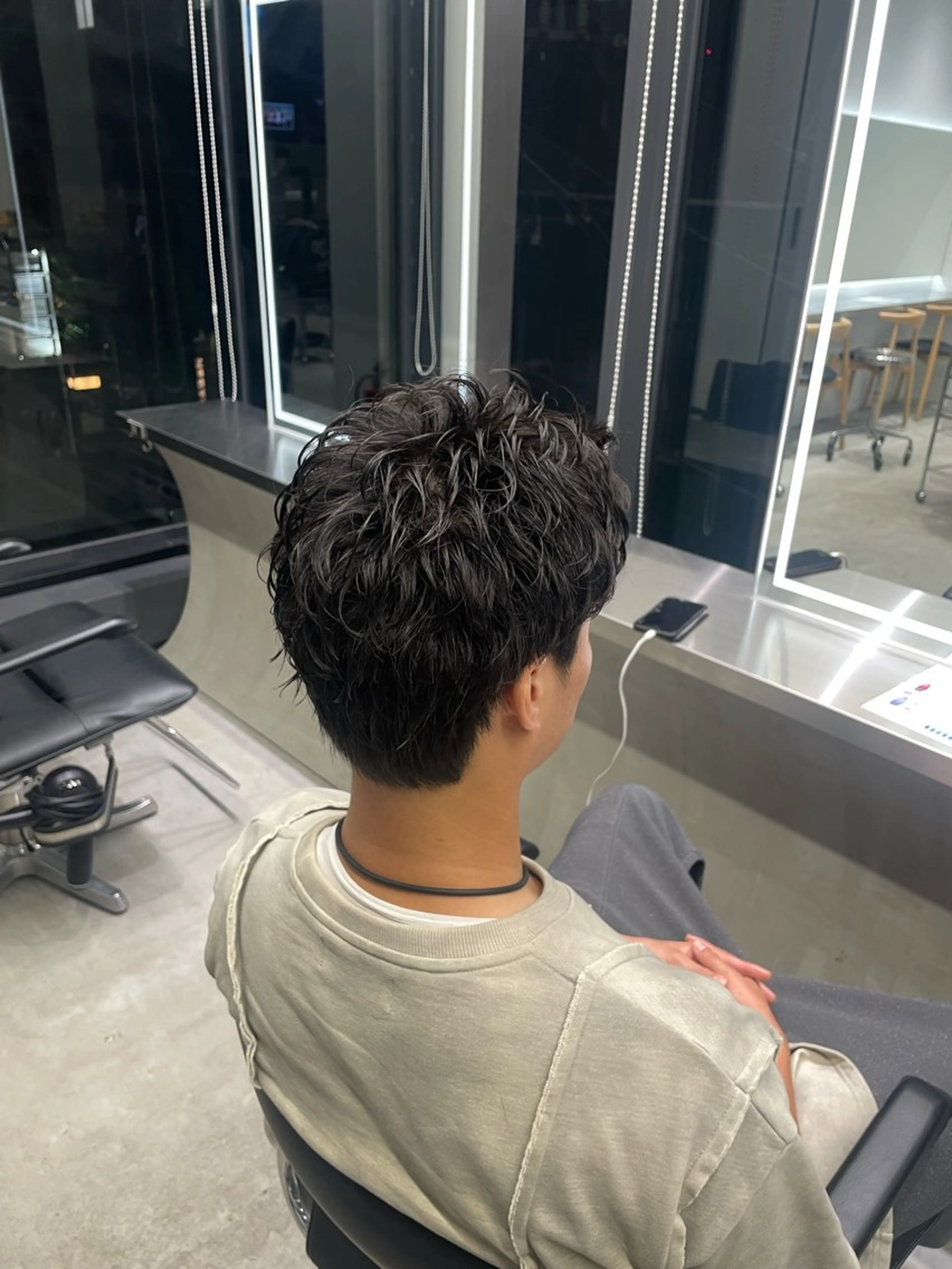 ショート パーマ byfifth天神/ メンズパーマ特化美涼のヘアスタイル