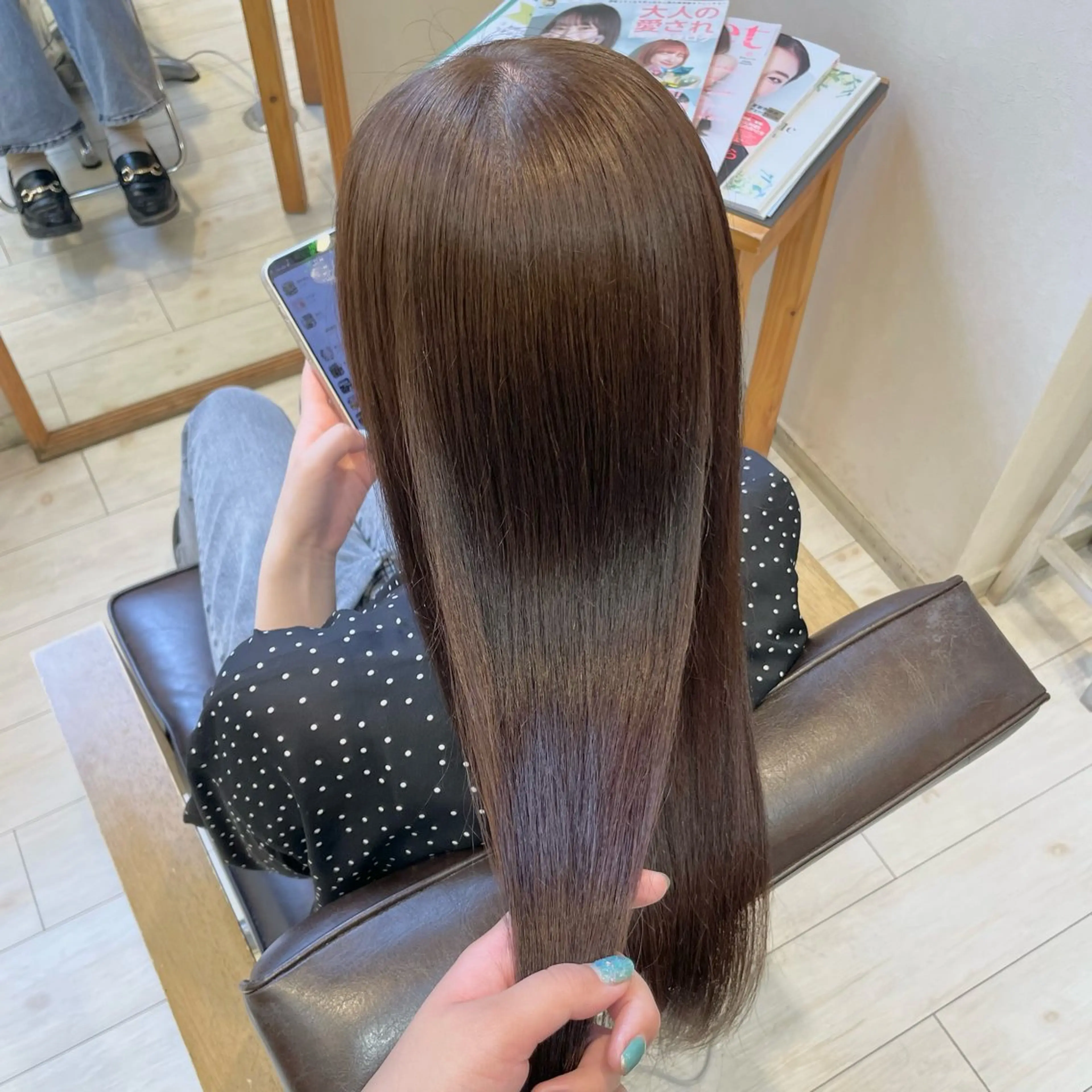 🫶ブリーチなしダブルカラー+艶髪トリートメント✨️の写真