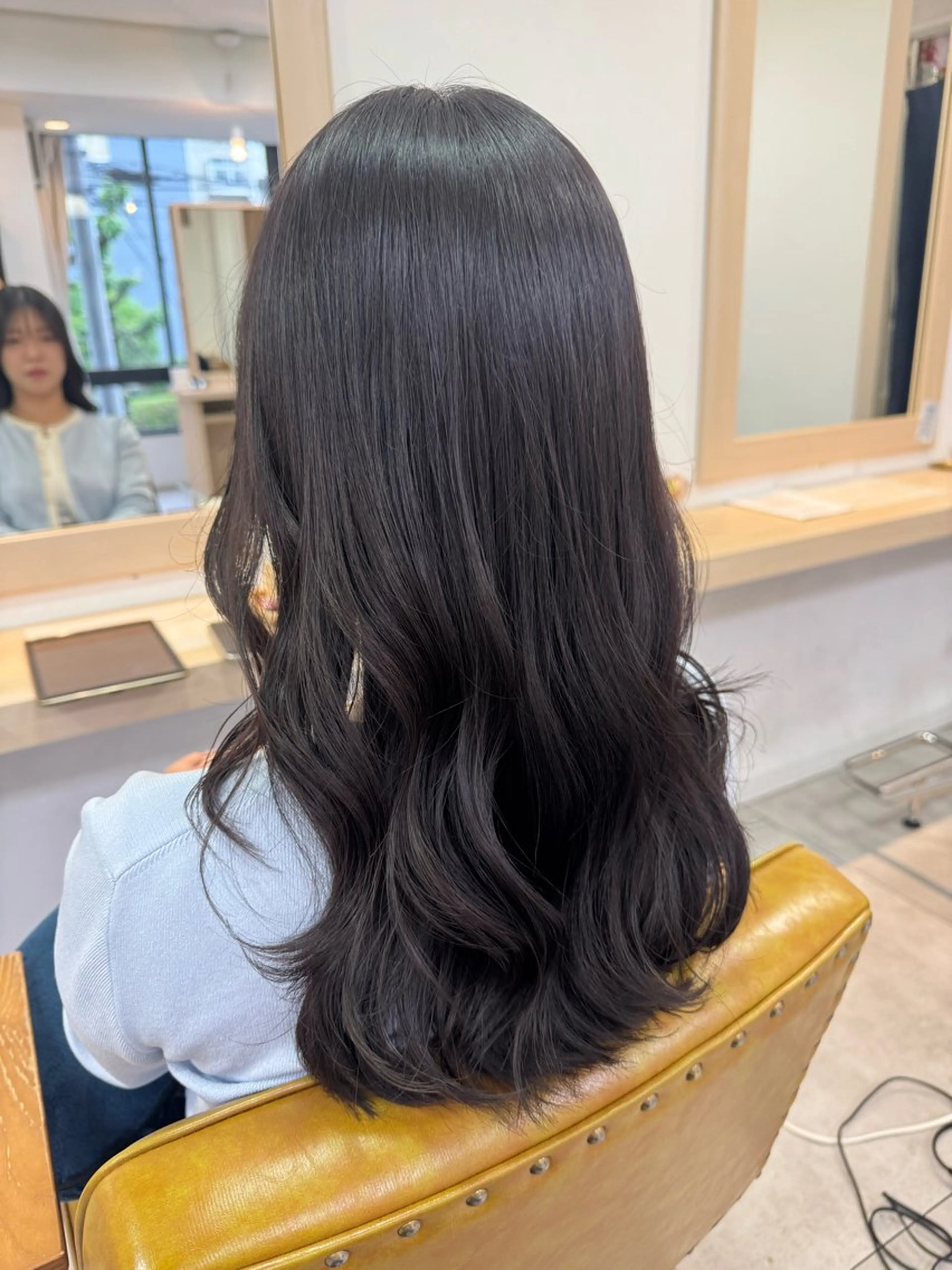 ロング カット パーマ トリートメント 金山/レイヤー カット/Hikariのヘアスタイル