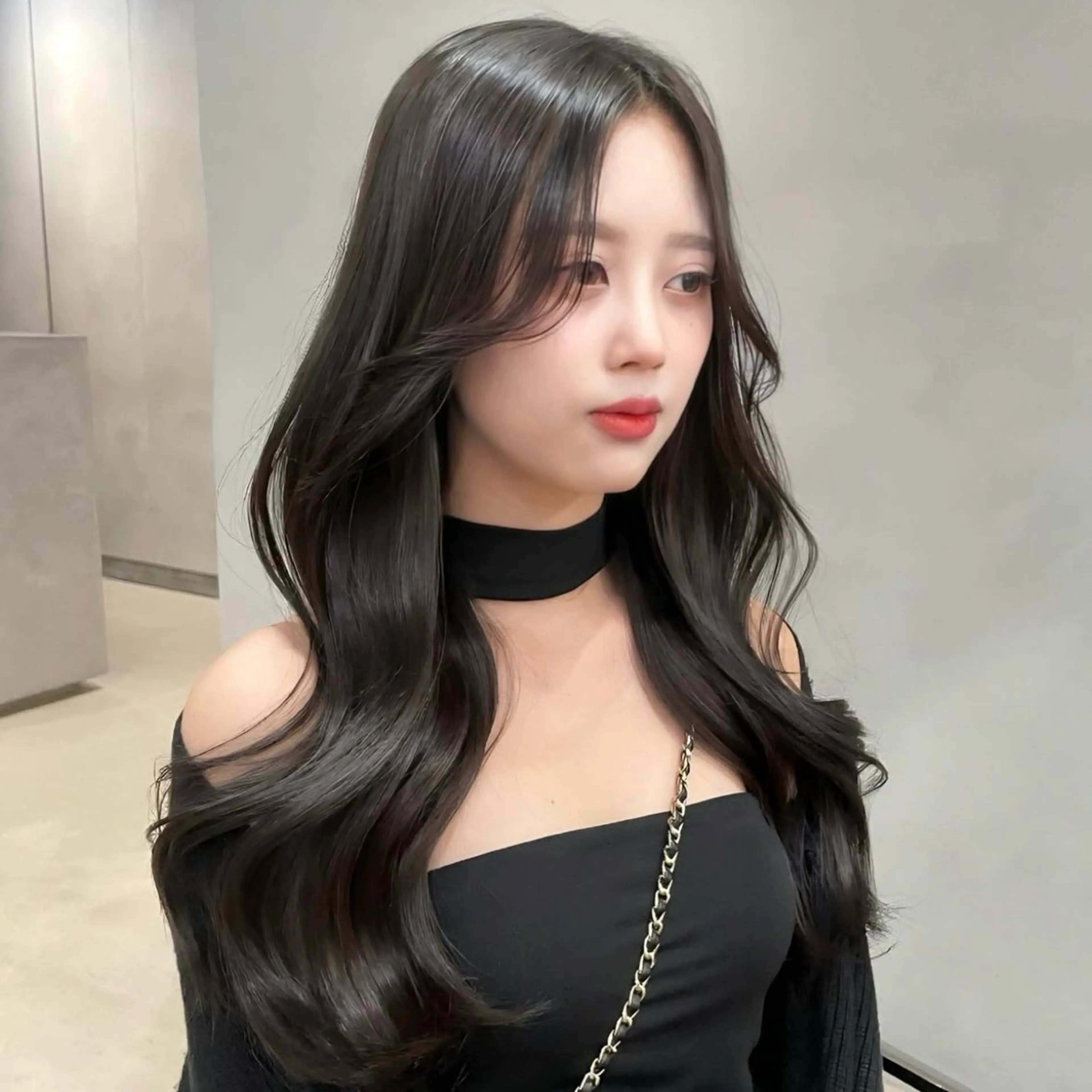 ロング レイヤーカット モテ韓国ヘア/ レイヤー🤍RIKAのヘアスタイル