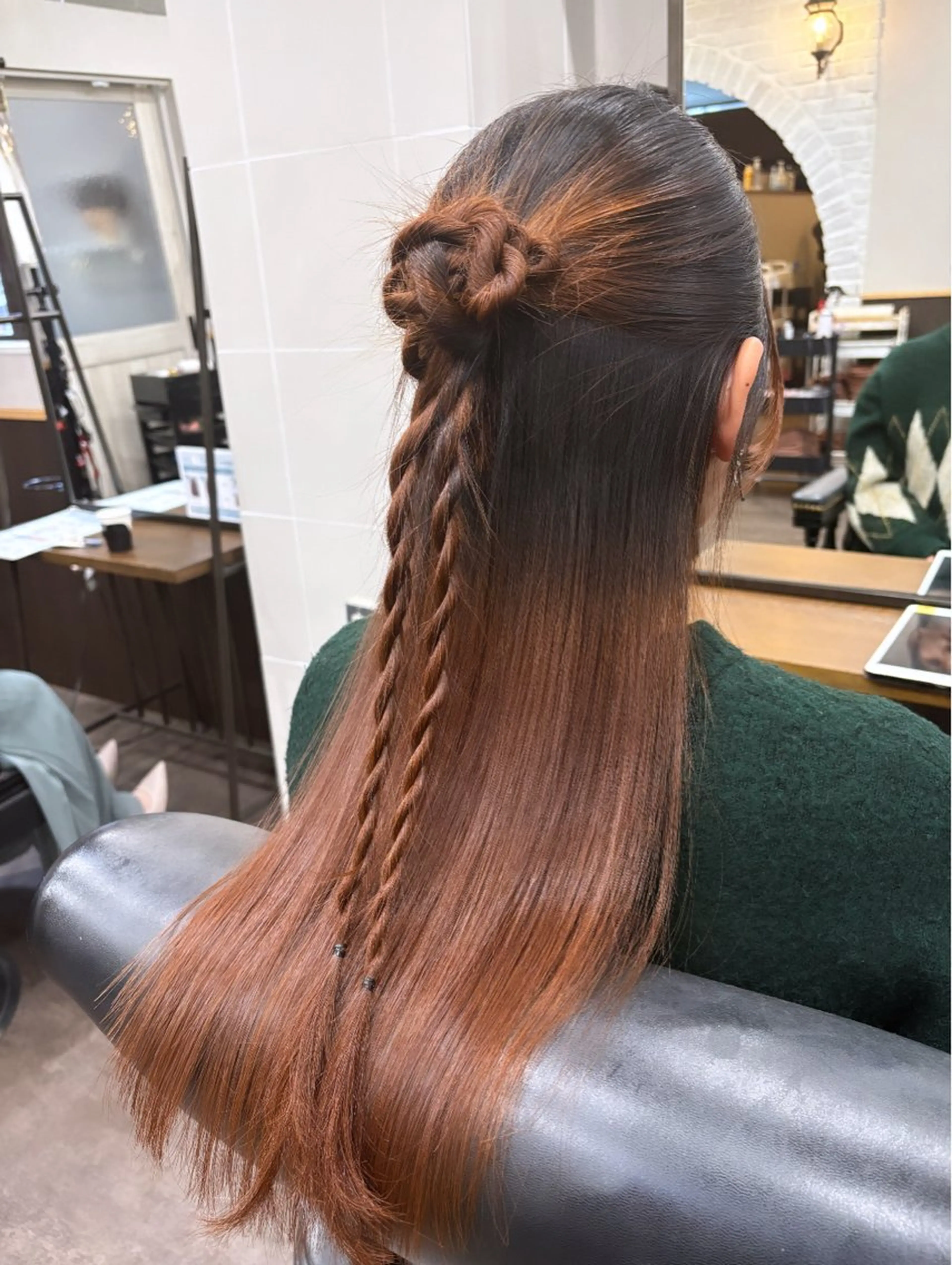 ロング ヘアアレンジ ヘアセット 🦄🩵YUNA 🩵🦄のヘアスタイル