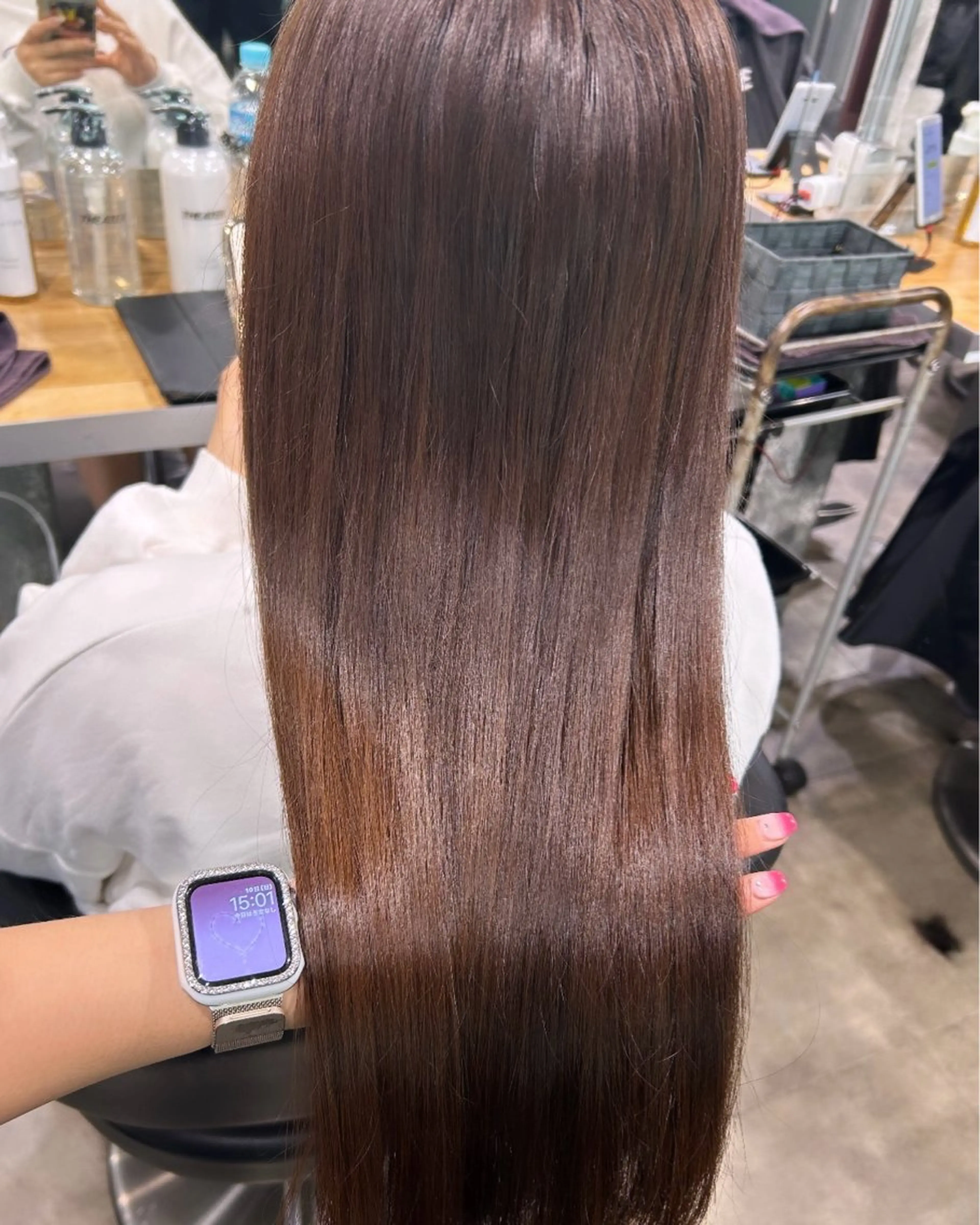 ロング IS所属・横浜美容室/透明感 カラー/レイヤーのヘアスタイル