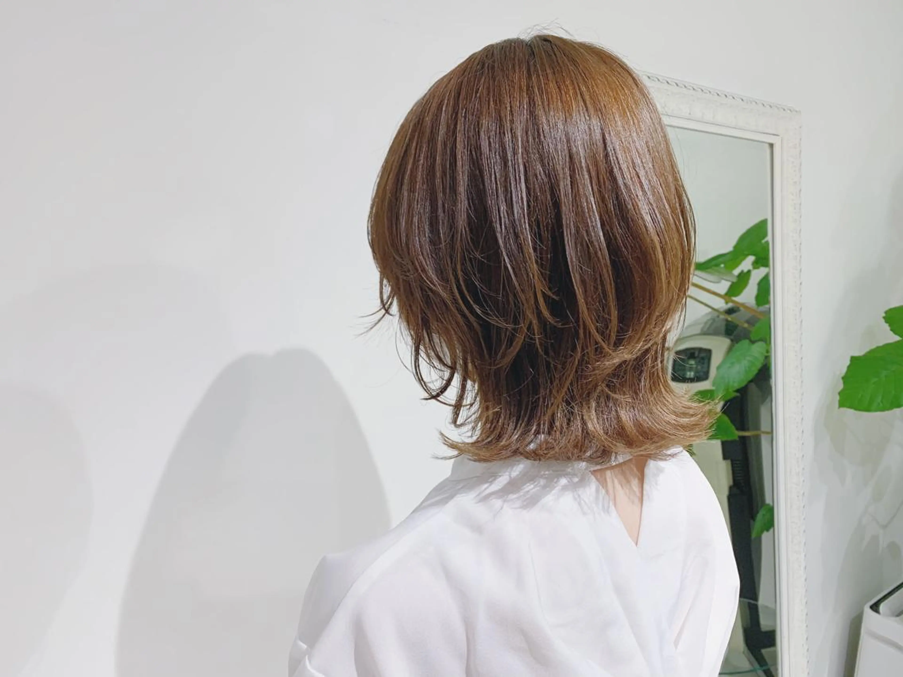 ミディアム タカハシ ハヤトのヘアスタイル