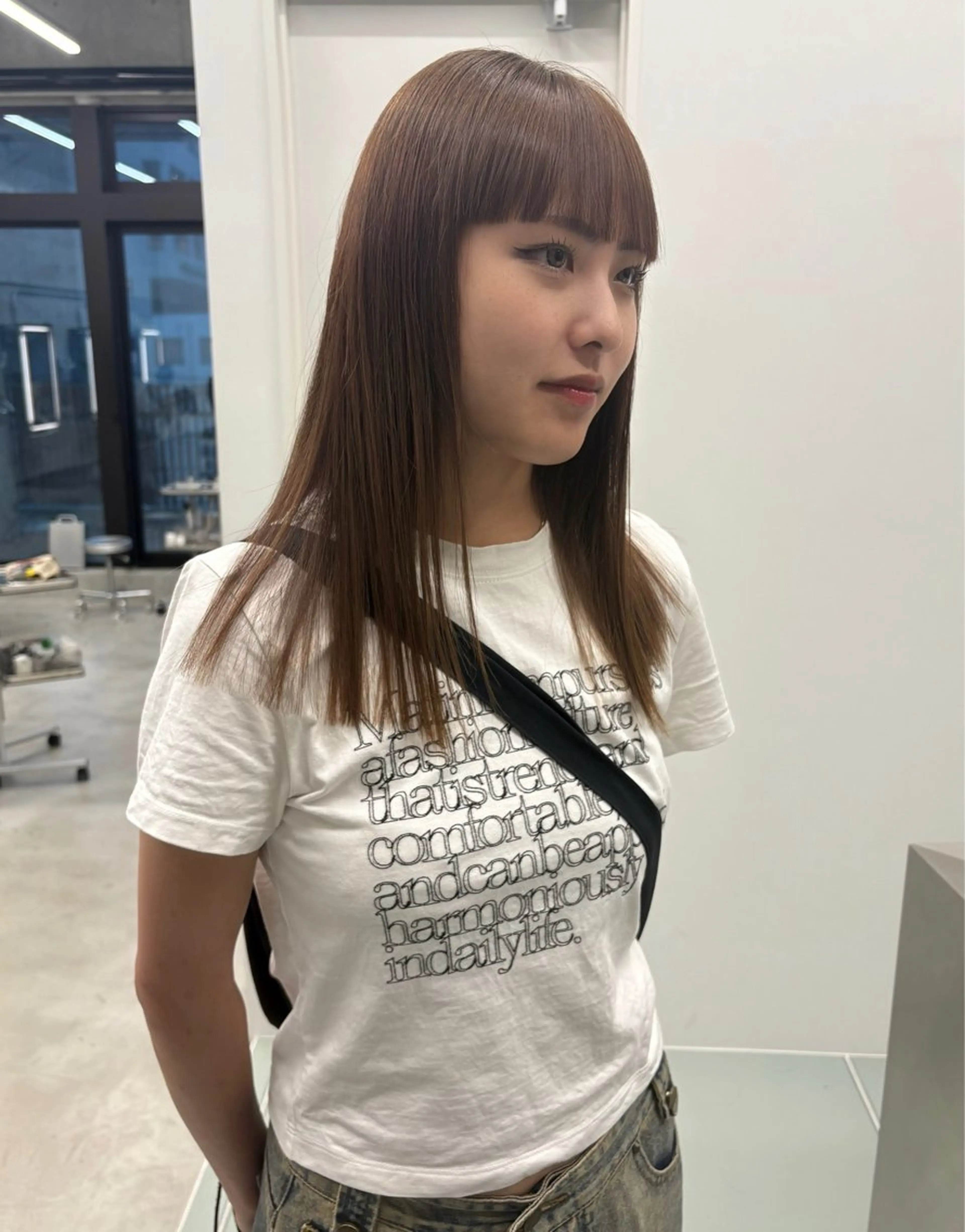 cut ＆ treatment 🪽🤍(men's cut ◎)レイヤーカット/お顔周りレイヤーカット/韓国風 cutの写真