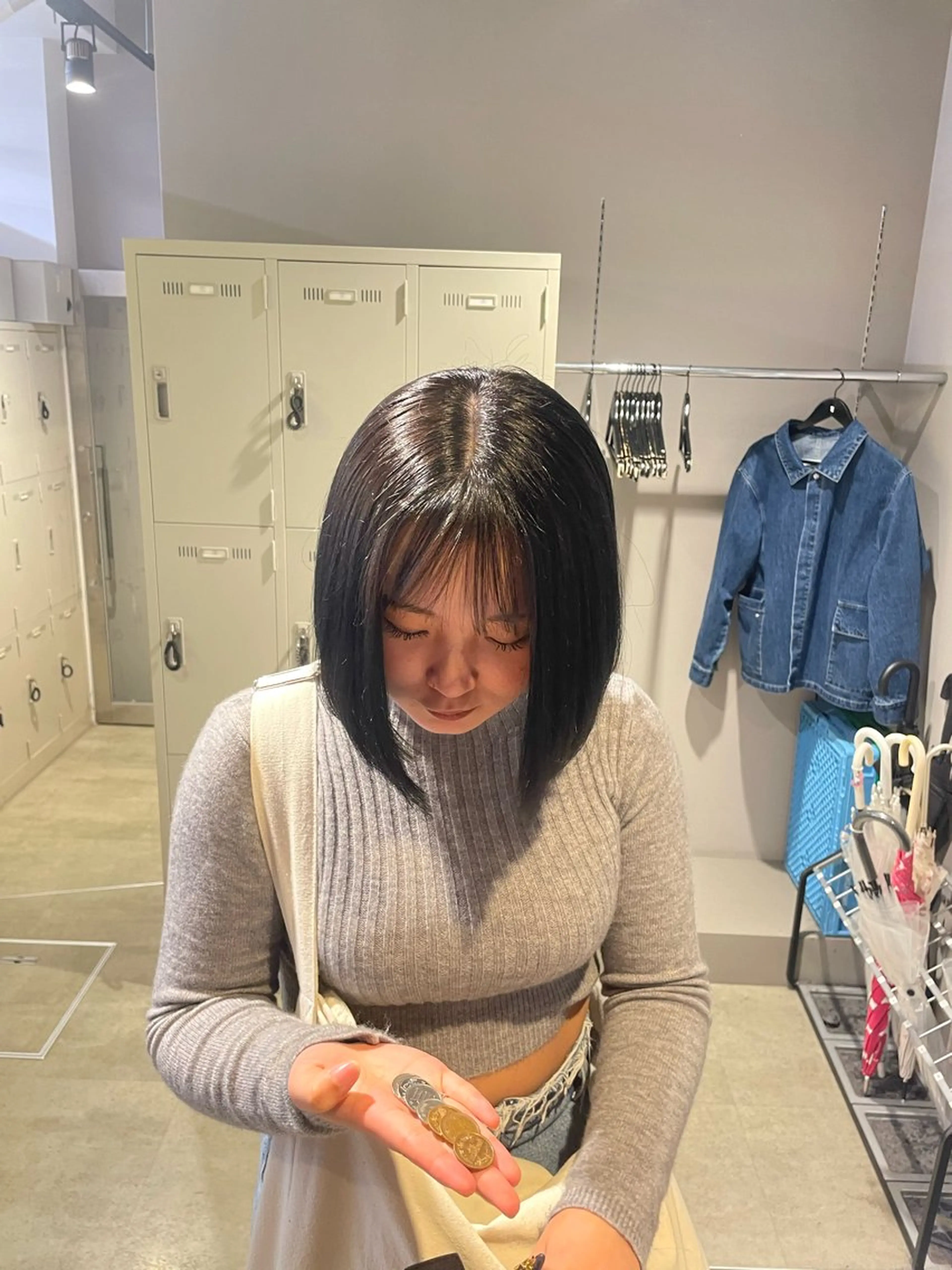 ミディアム カラー ヘアアレンジ ヘアカラー トリートメント ヘアセット 💗横浜美容室 💗HARUNAのヘアスタイル