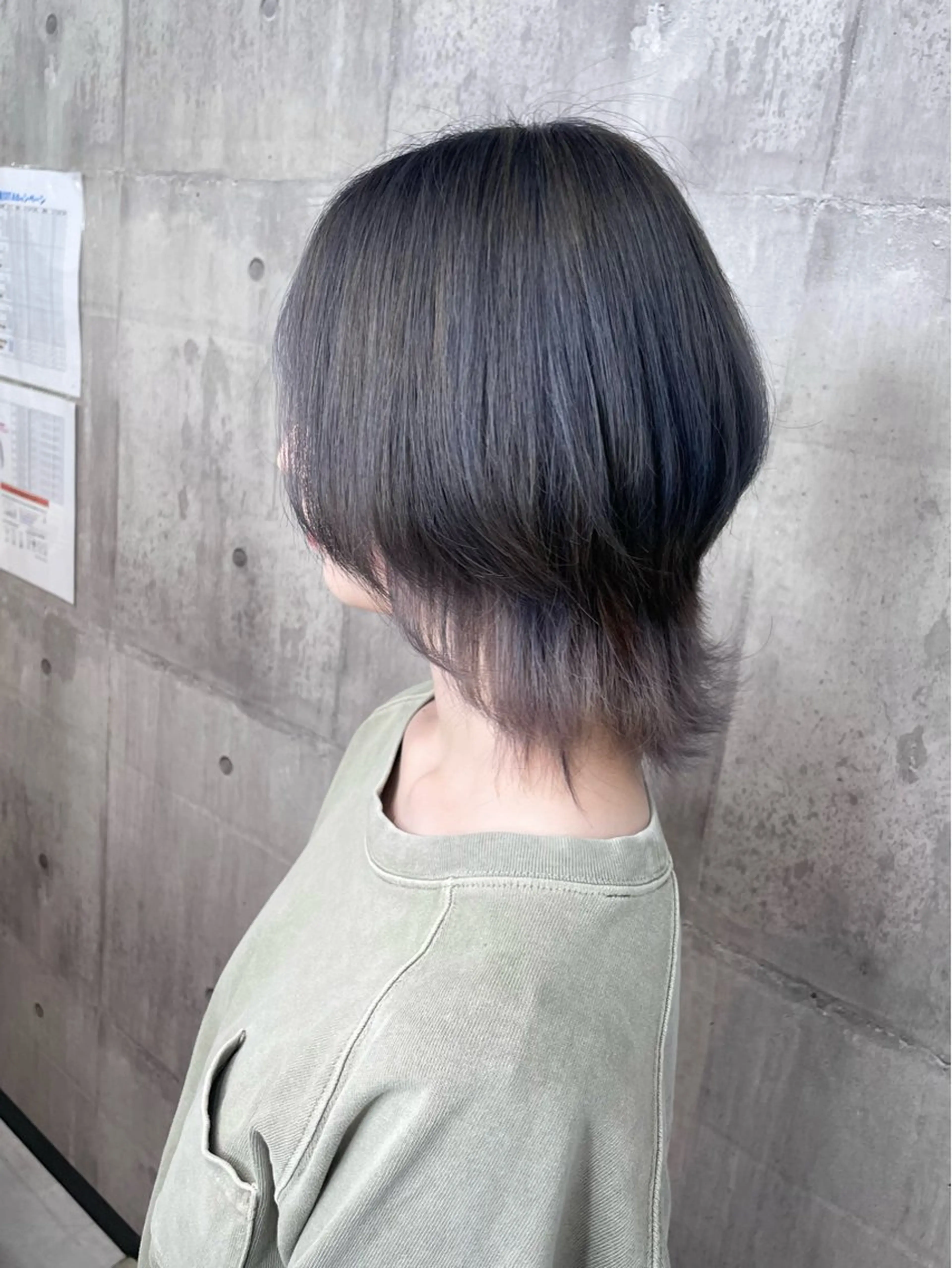 ショート カラー ヘアカラー _WHITE浜松店 もえかのヘアスタイル