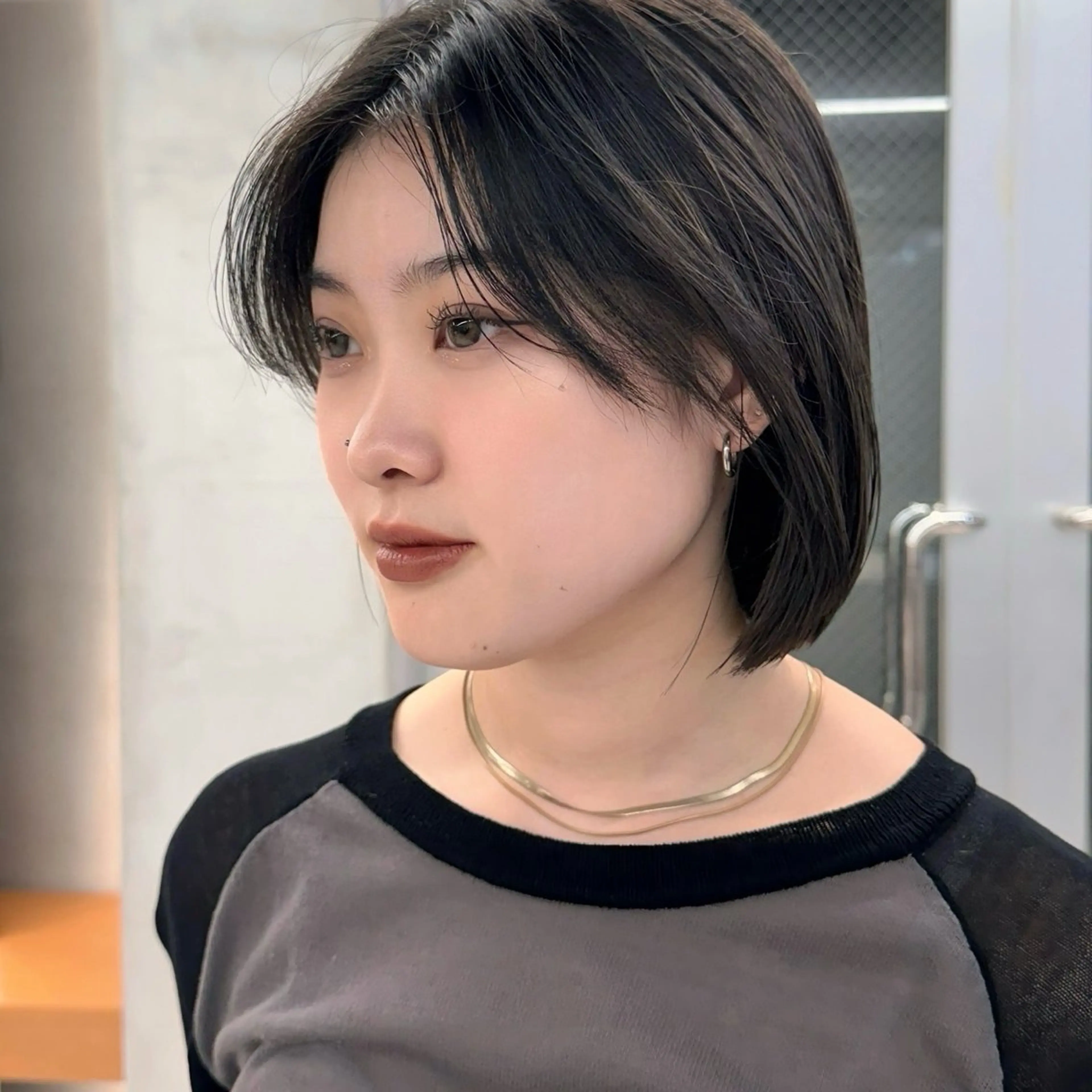 ショート nicoTOKYO 原宿所属・センターパート /メンズ/海野颯生のヘアスタイル