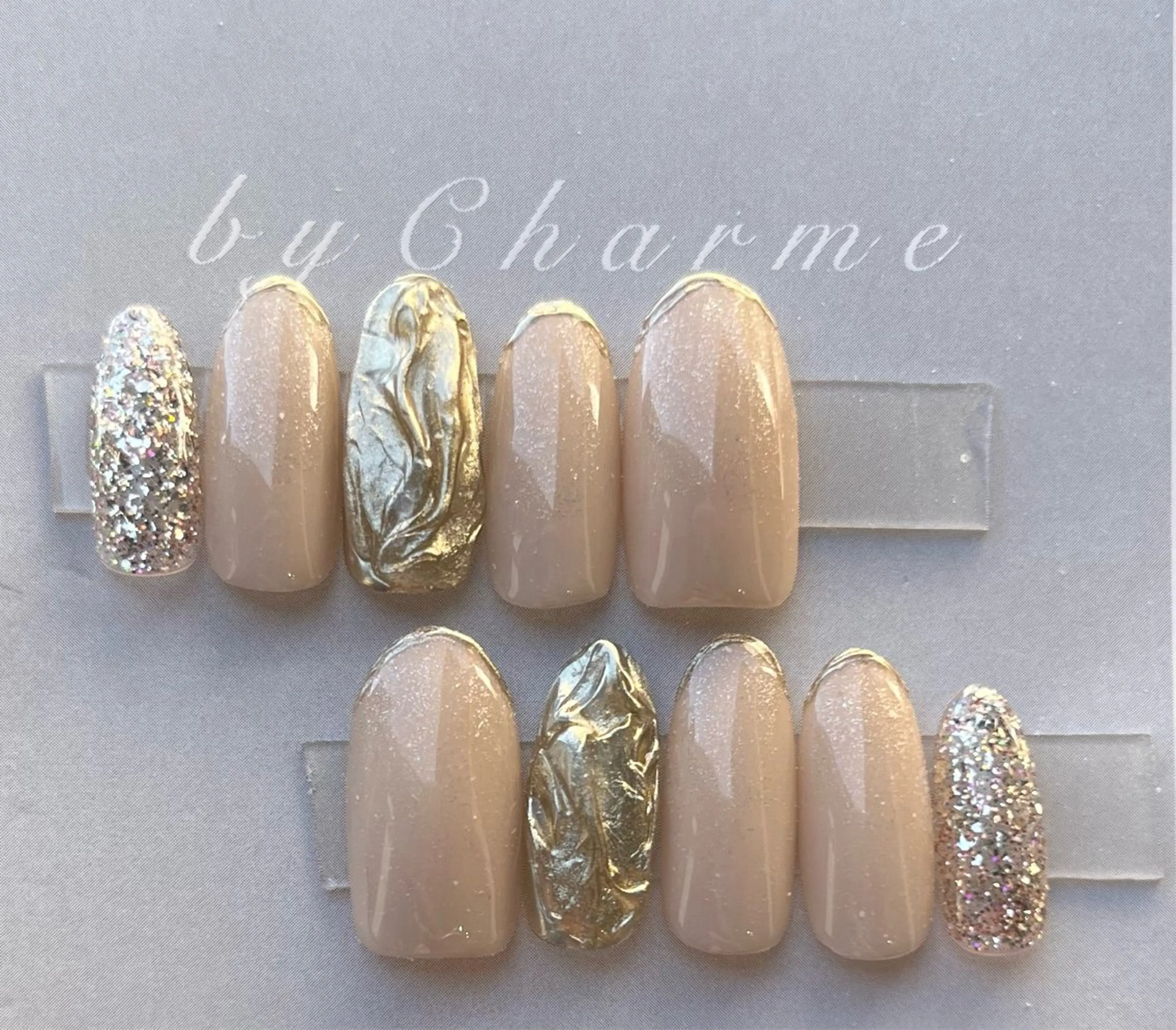 ネイル Ray. ちゅるん系ニュアンスのネイルデザイン