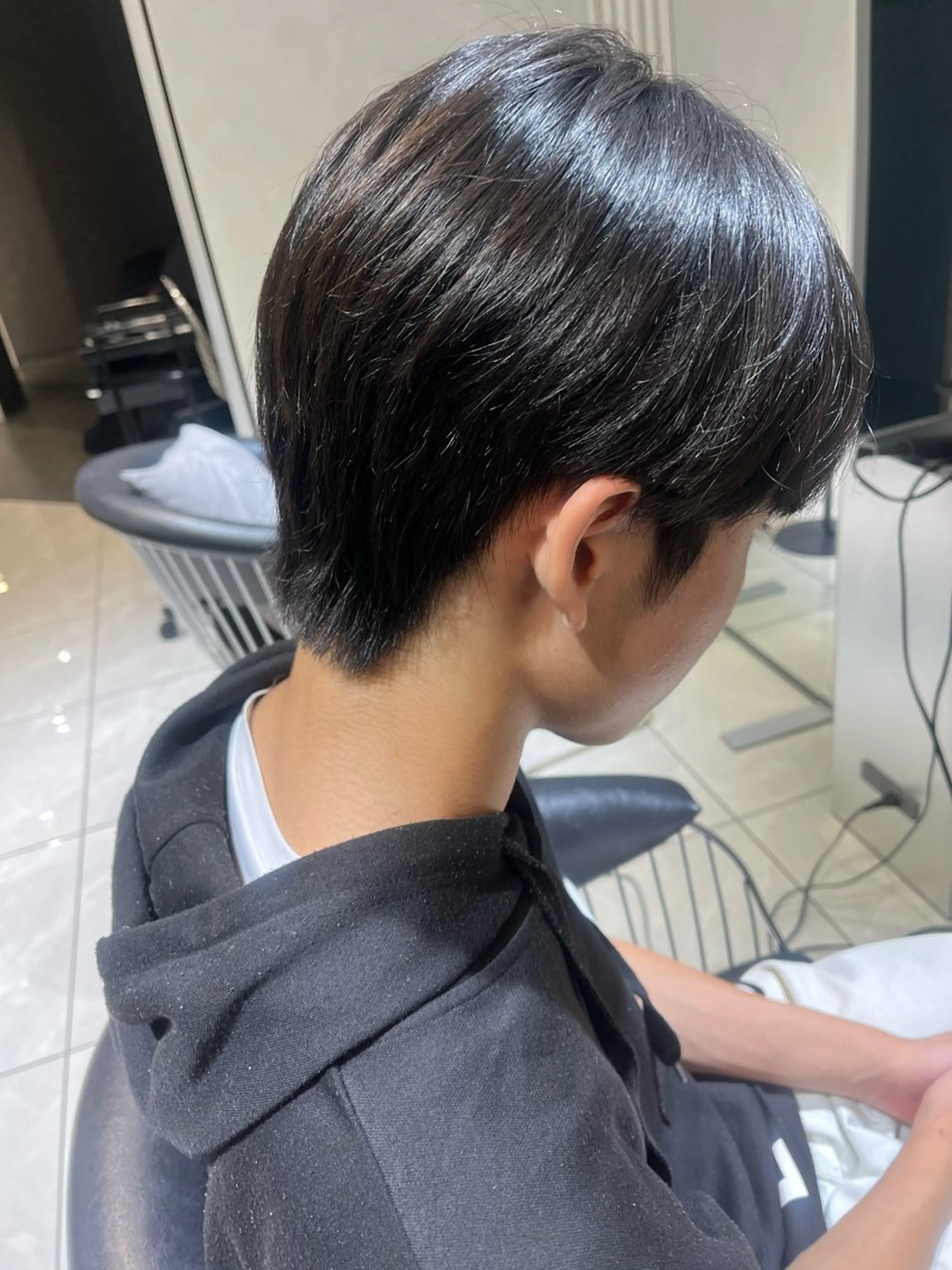 メンズ カット メンズセンターパート 🇰🇷wakanaのヘアスタイル