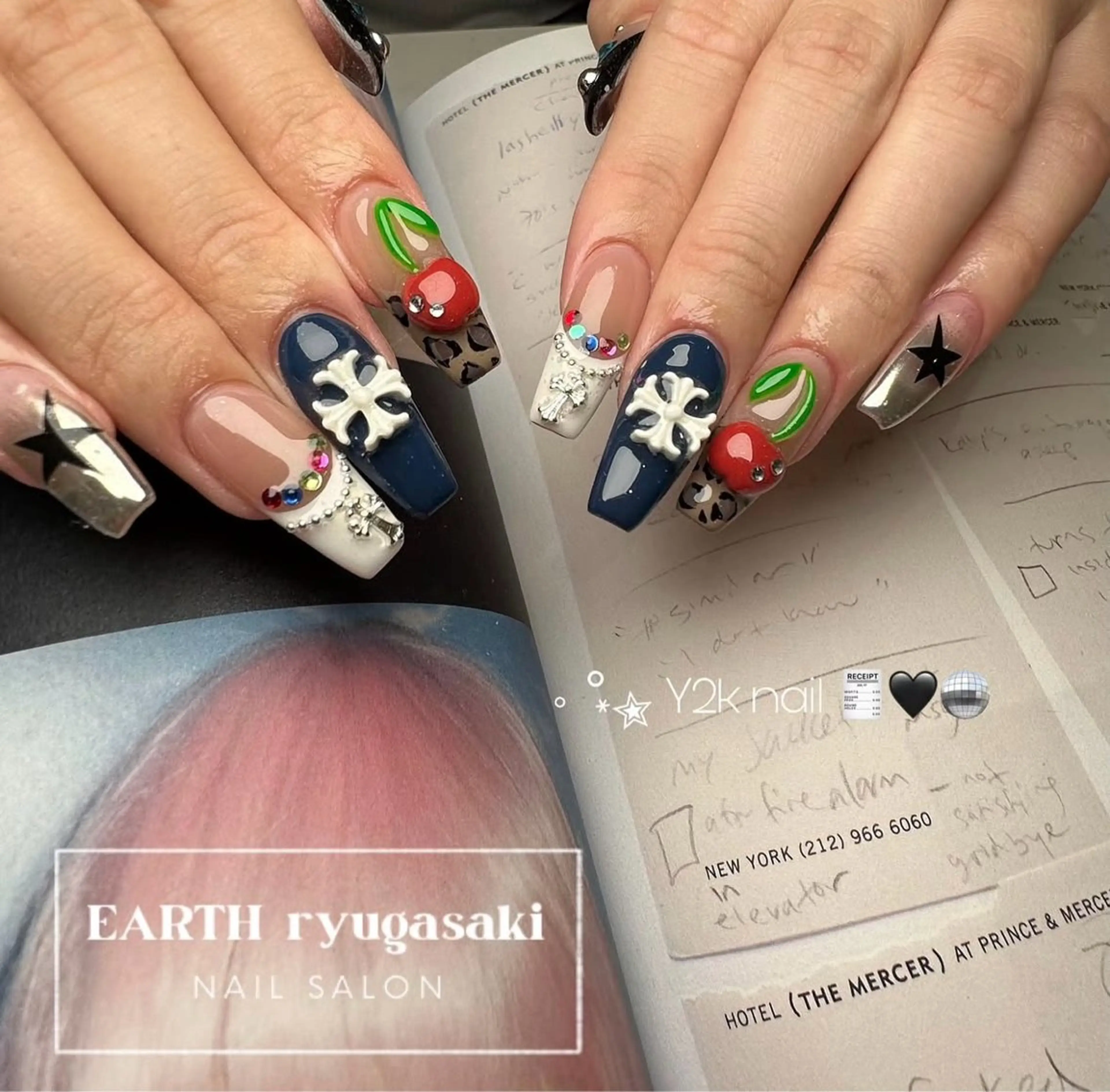 ネイル hair&make EARTH coiffure beaute 龍ケ崎店所属・tomita ayakaのネイルデザイン