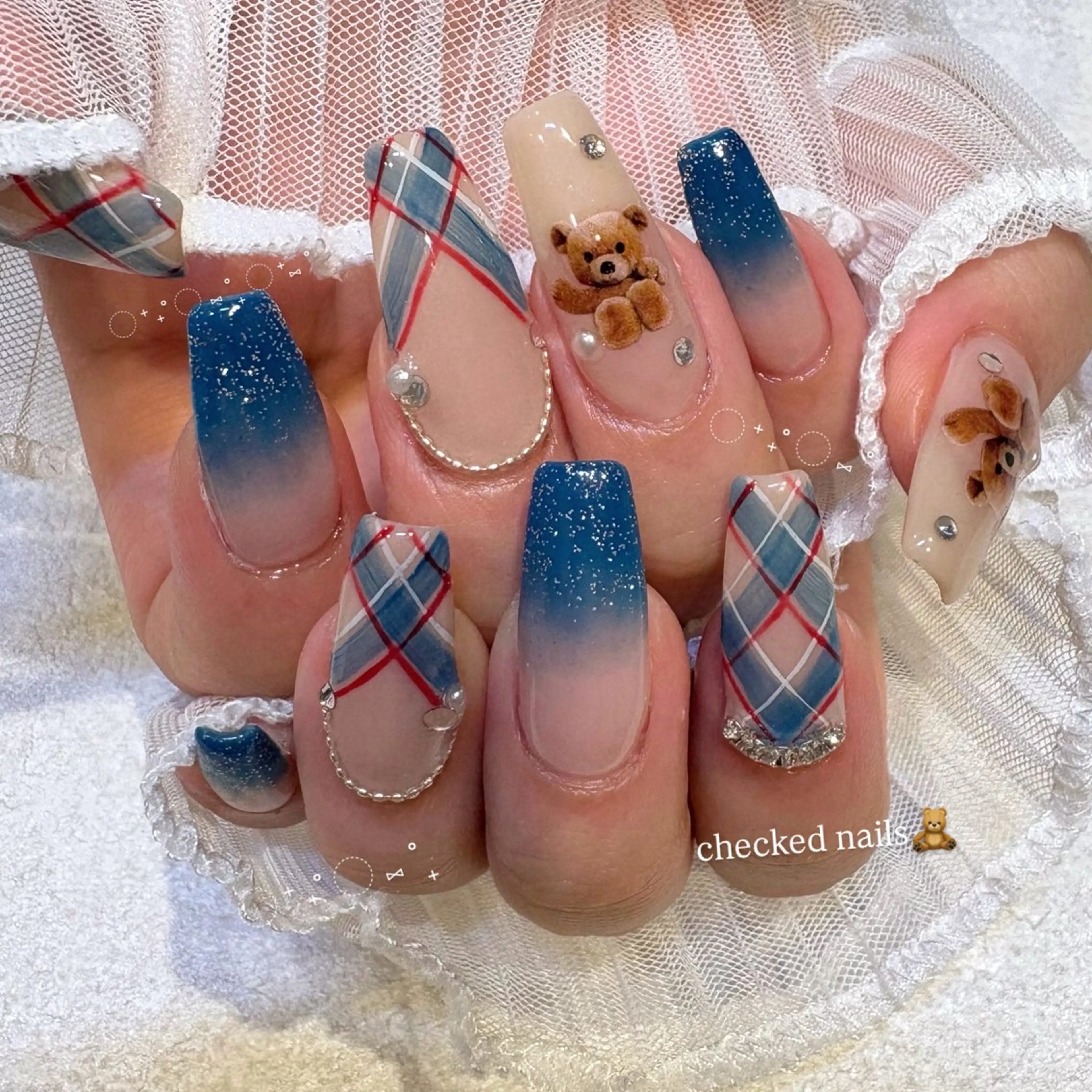 ネイル ハンドネイル She nail studio 原宿所属・パラジェル有/ スカルプ/mahoのネイルデザイン