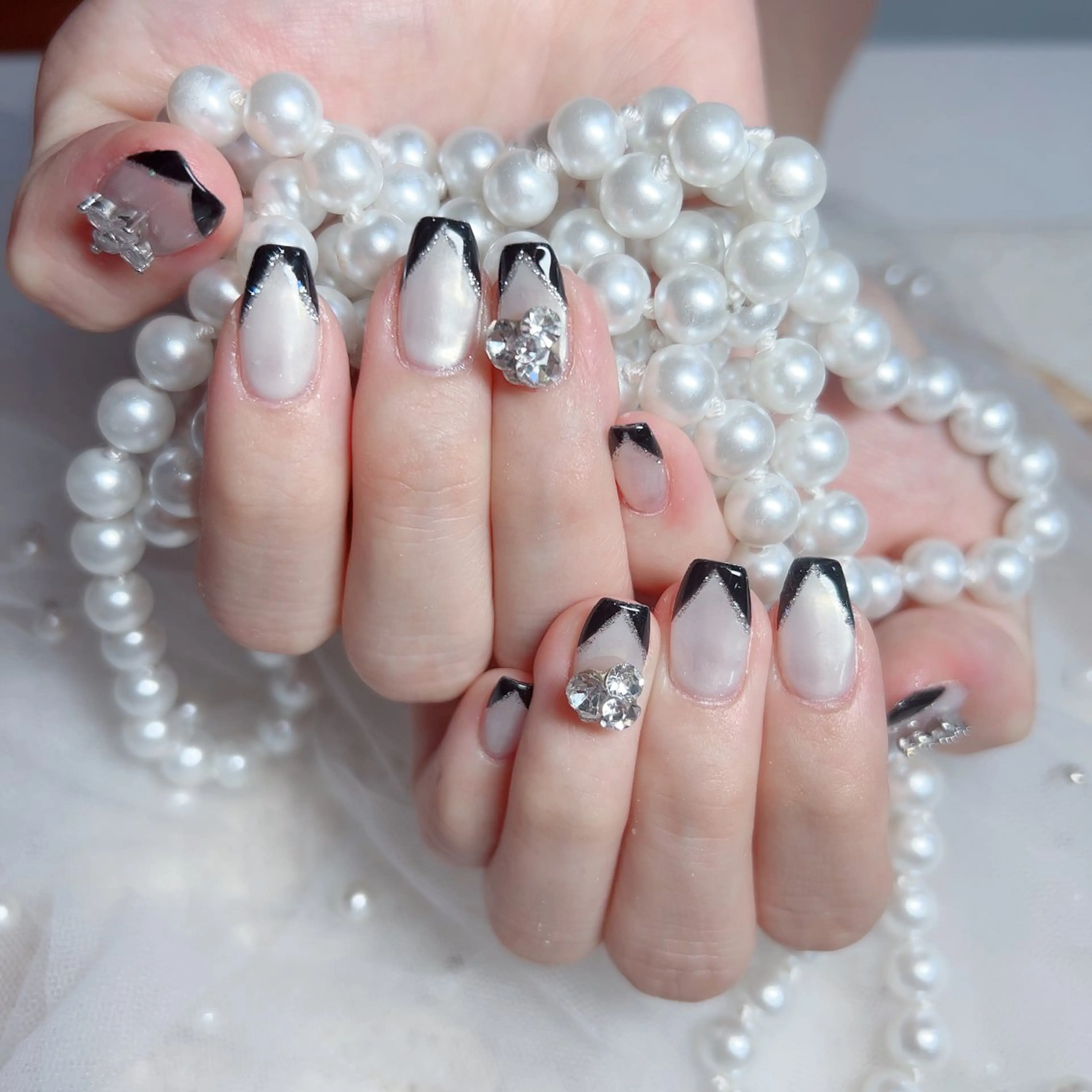 ネイル ハンドネイル M🌷nail 長さだし専門店のネイルデザイン