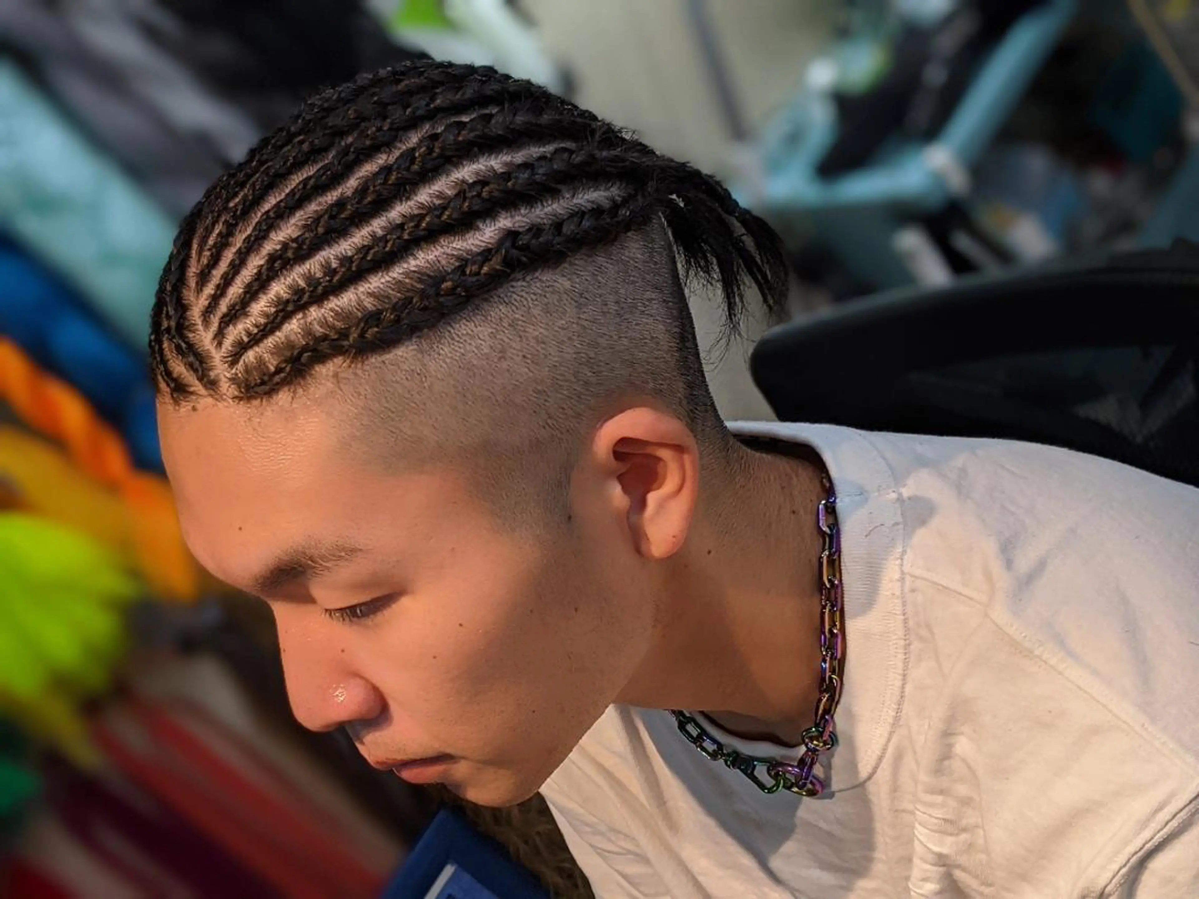 メンズ ヘアアレンジ エクステ scamp ★のヘアスタイル