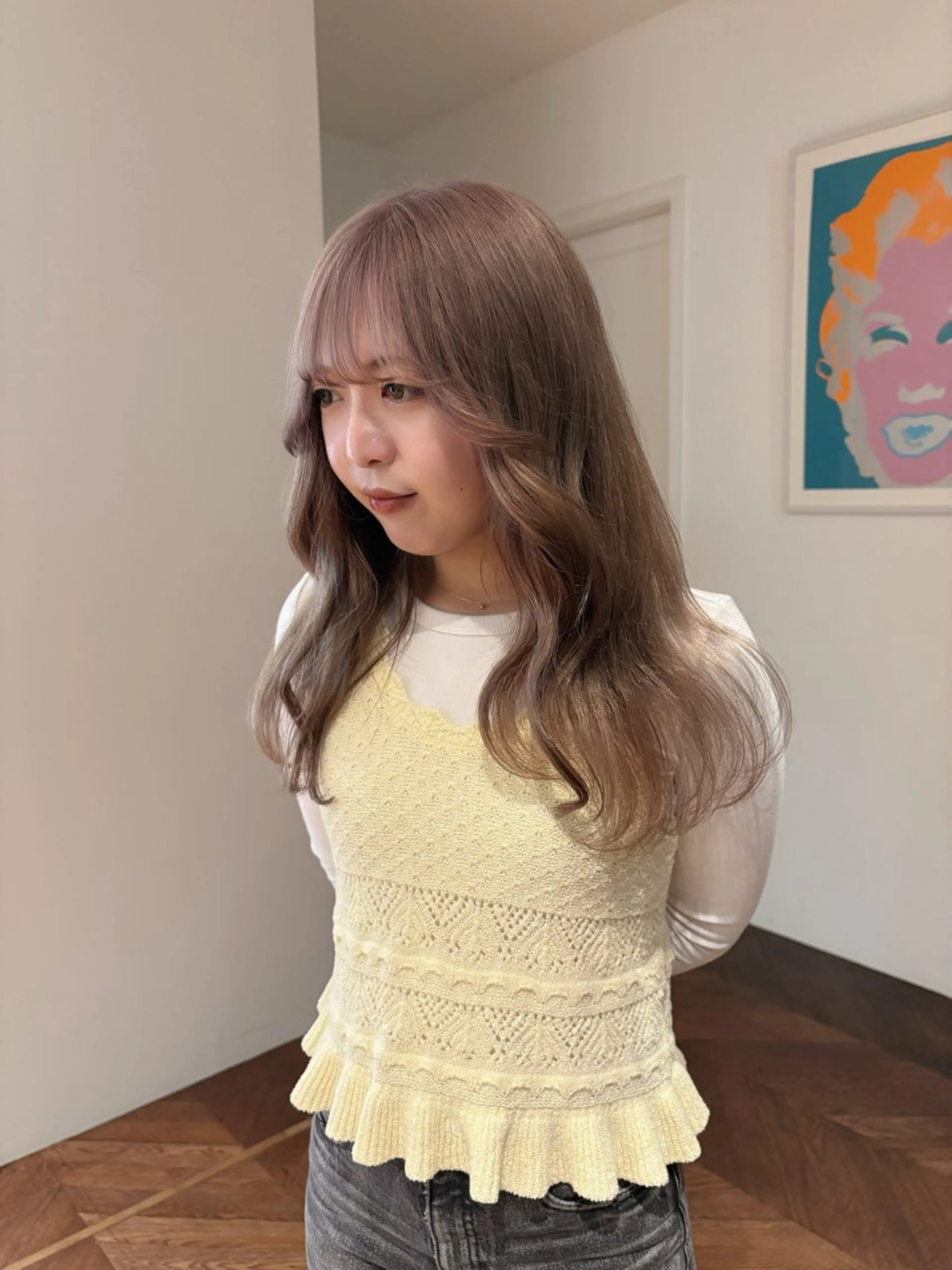 ミディアム 【SARA】 meiのヘアスタイル