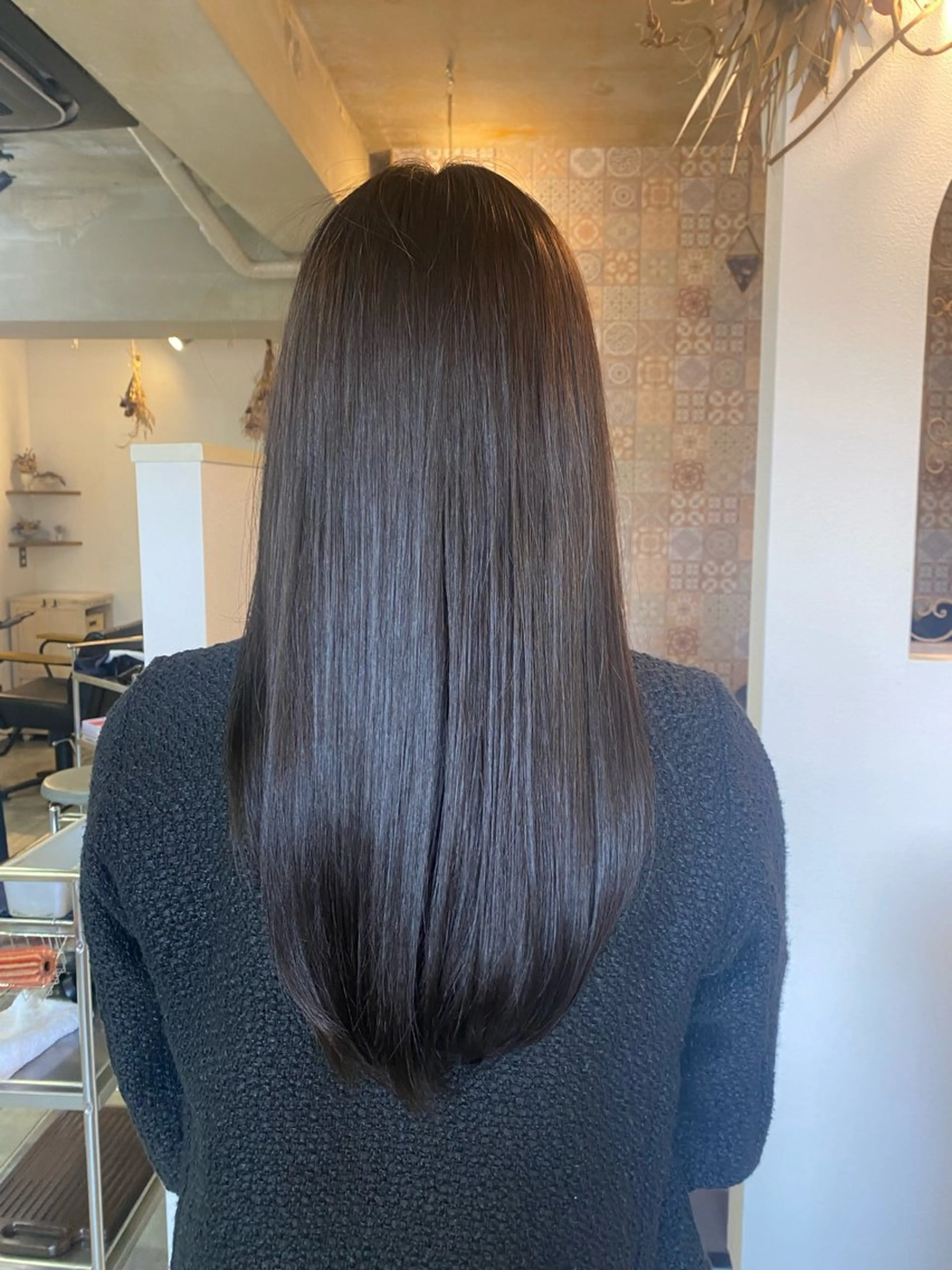 ロング カラー ヘアカラー トリートメント maya マヤのヘアスタイル