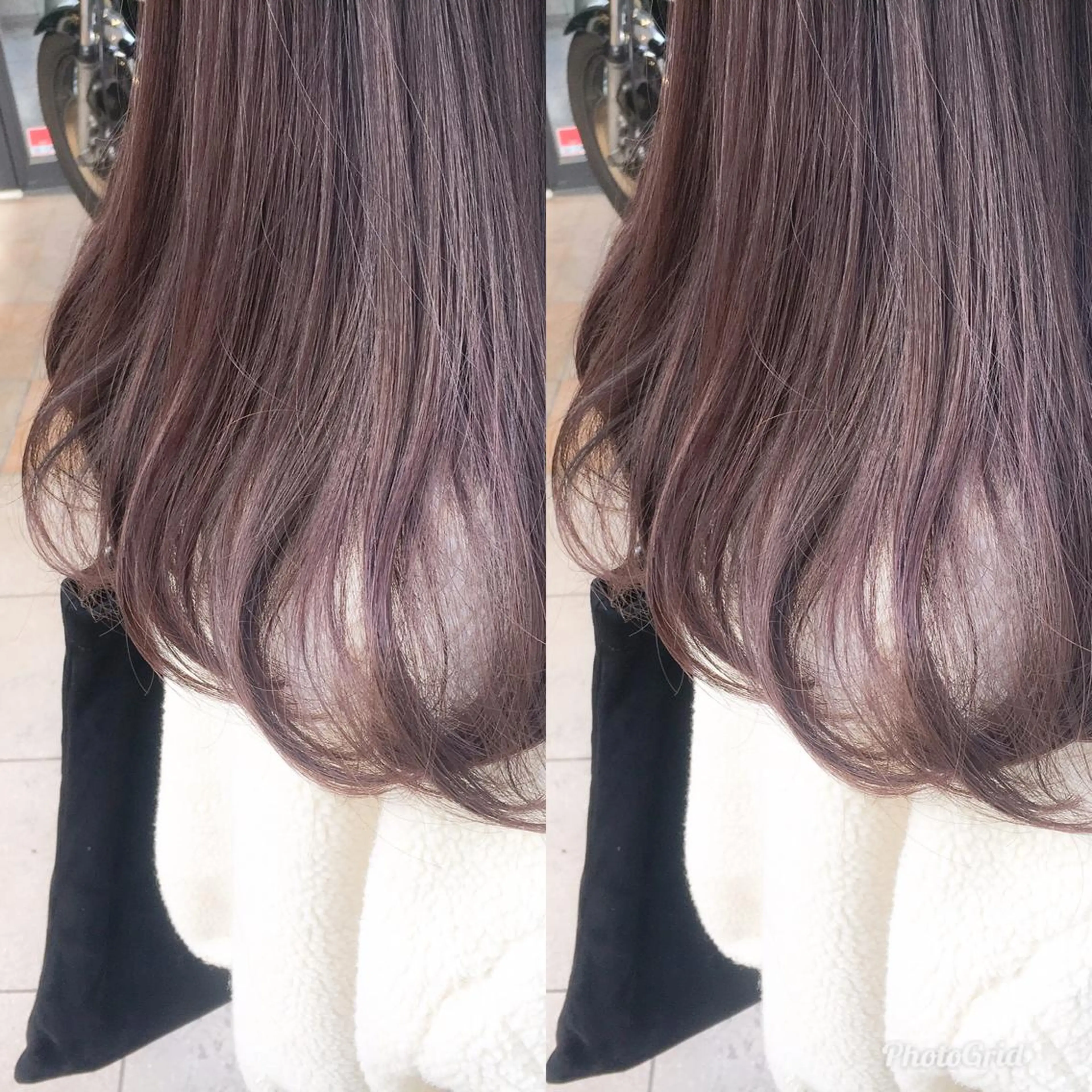 ロング カラー 北條 優輝のヘアスタイル