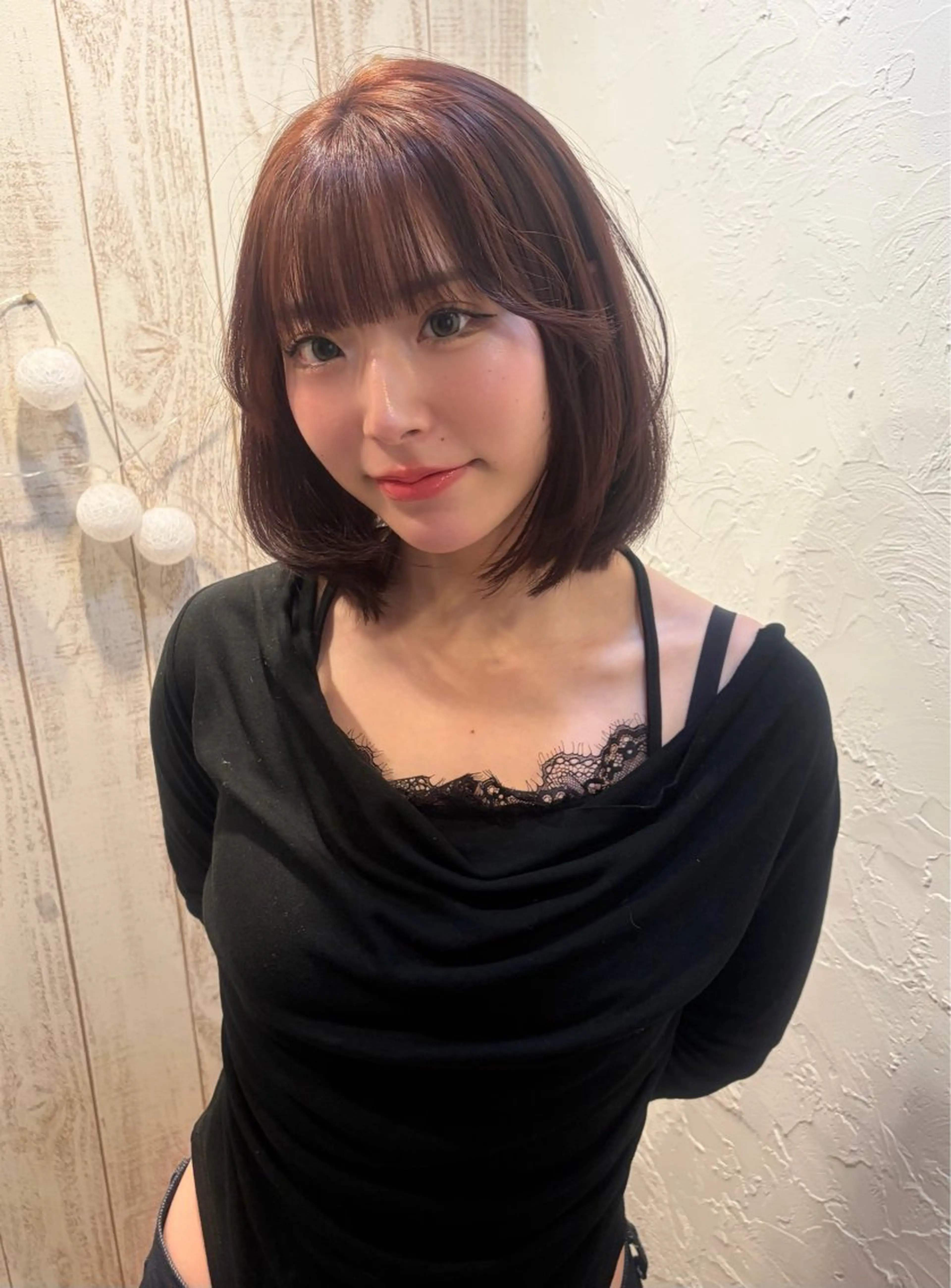 カラー ベージュカラー ヘアカラー cie ヒナタのヘアスタイル