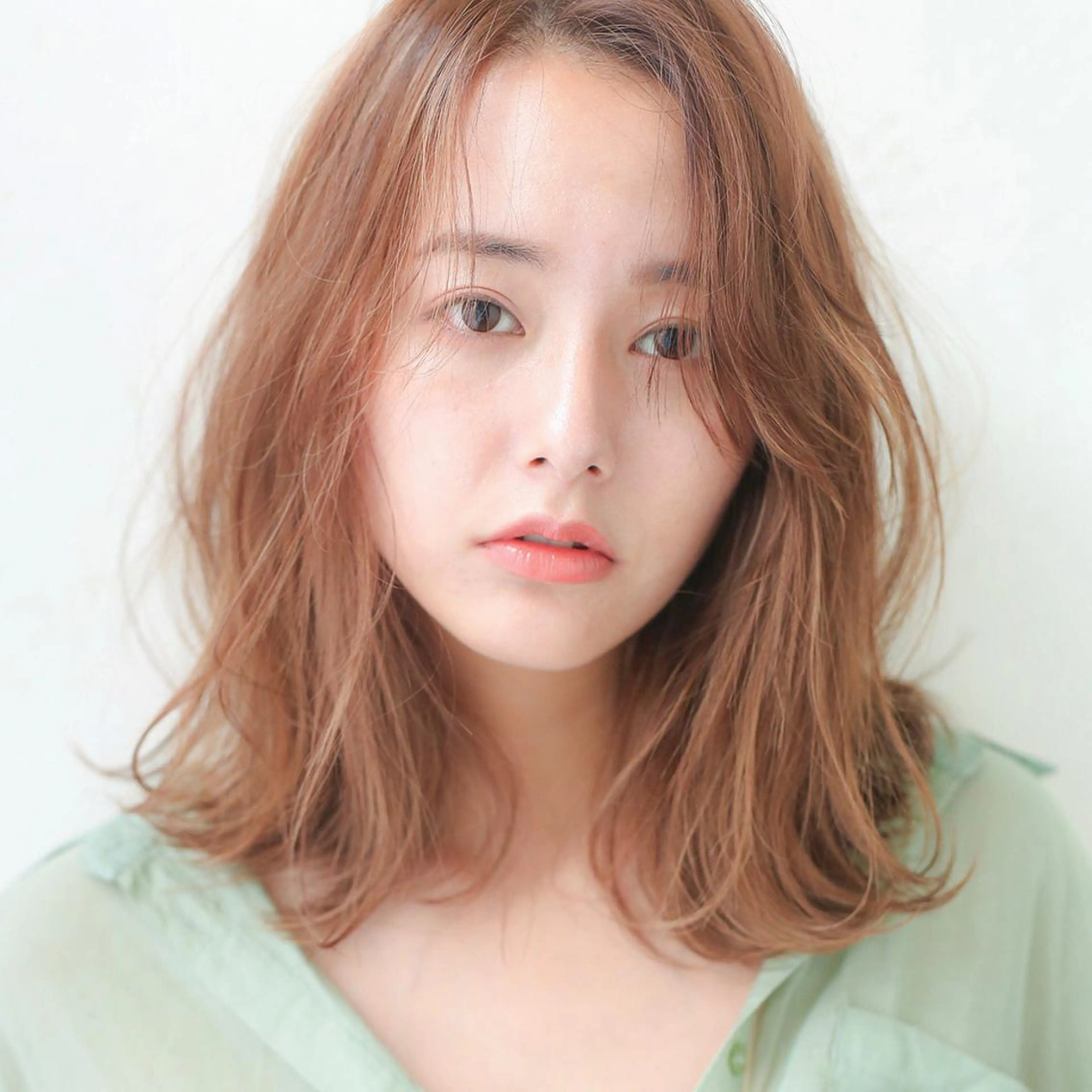 ミディアム 西川 仁のヘアスタイル