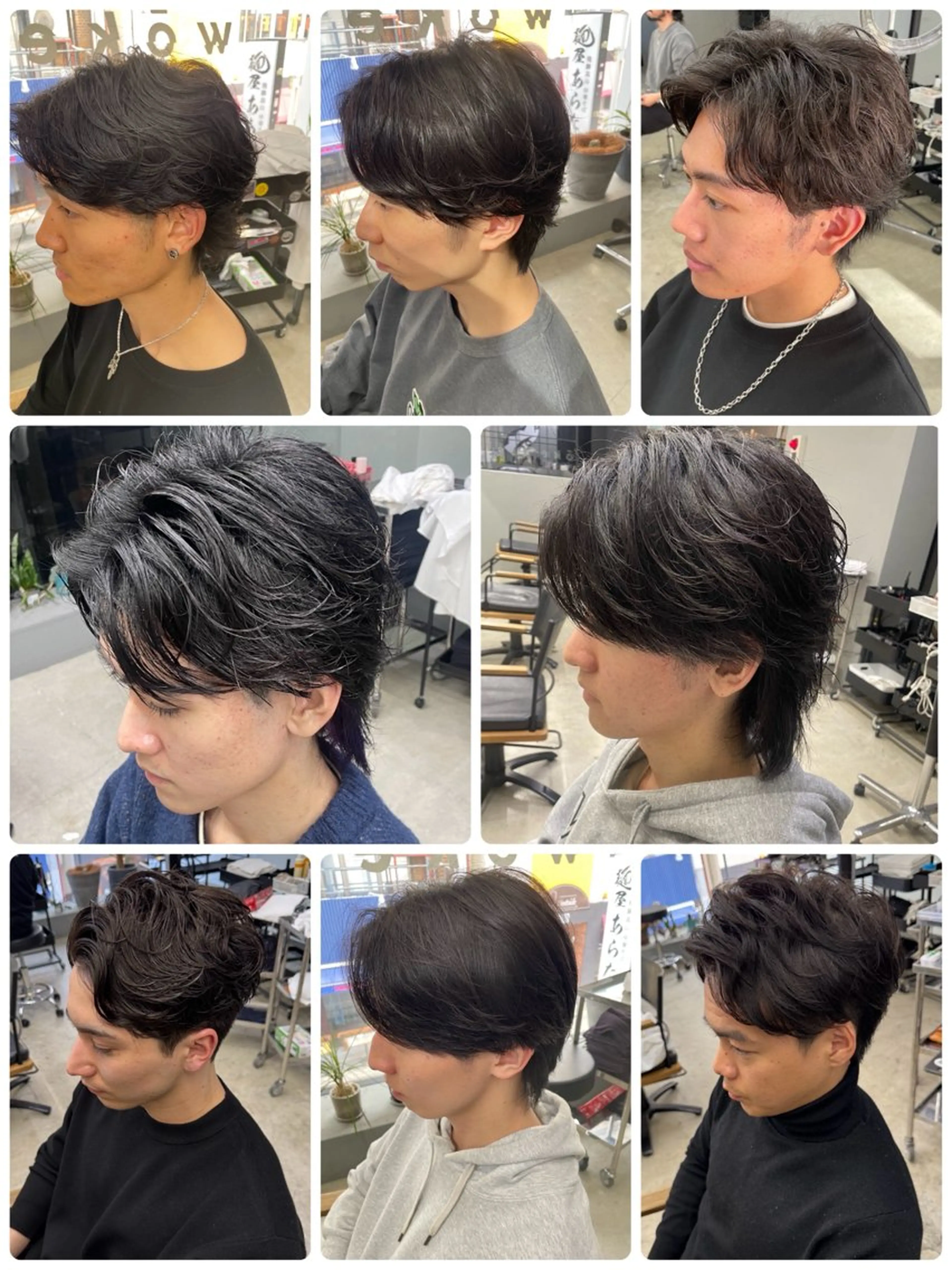 メンズカット＋フェザーパーマor毛流れパーマorシャドウパーマ　¥9900の写真