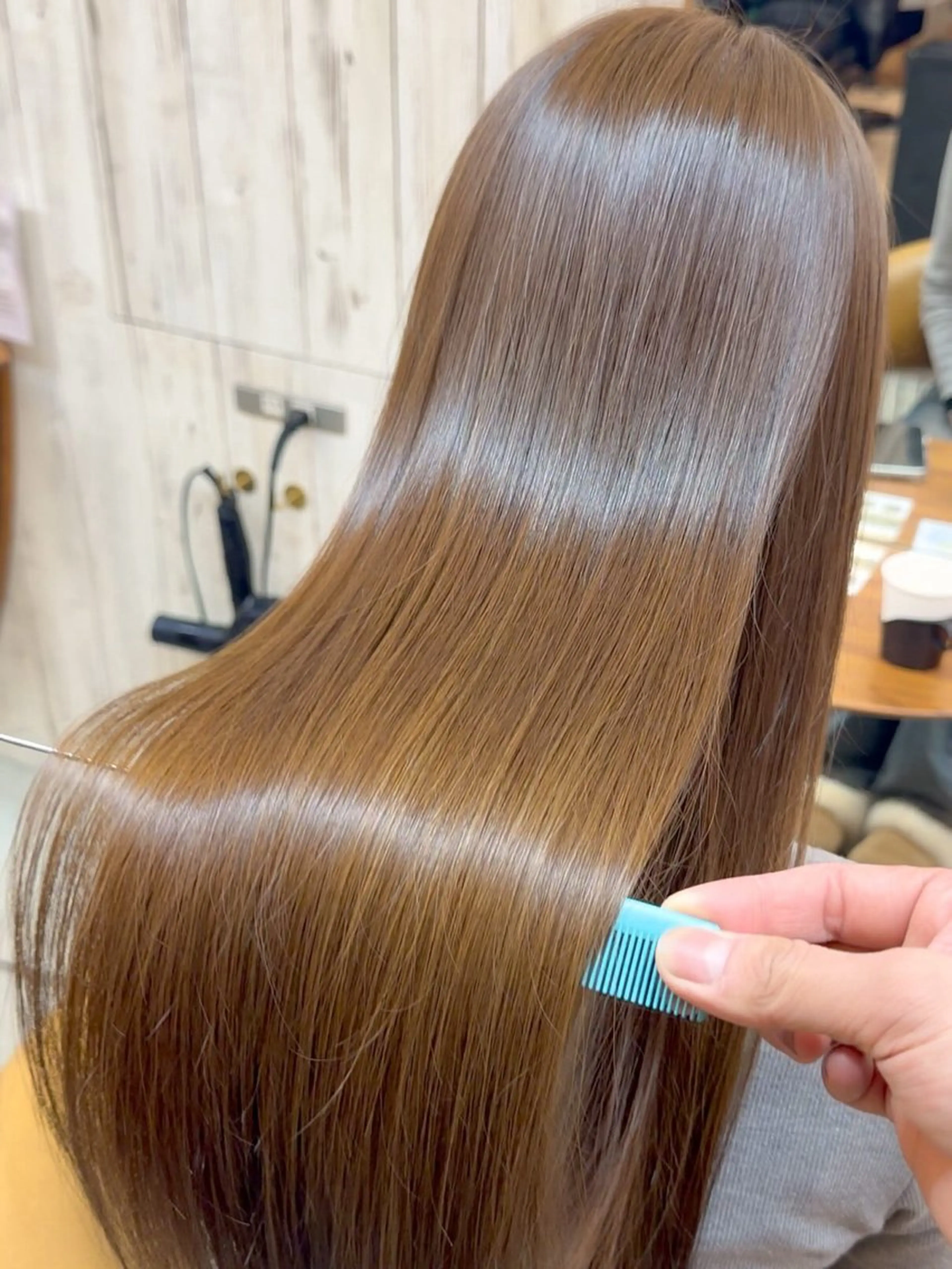 カット ヘアカラー トリートメント 韓国ヘア/美髪矯正/ Haruna🦋のヘアスタイル