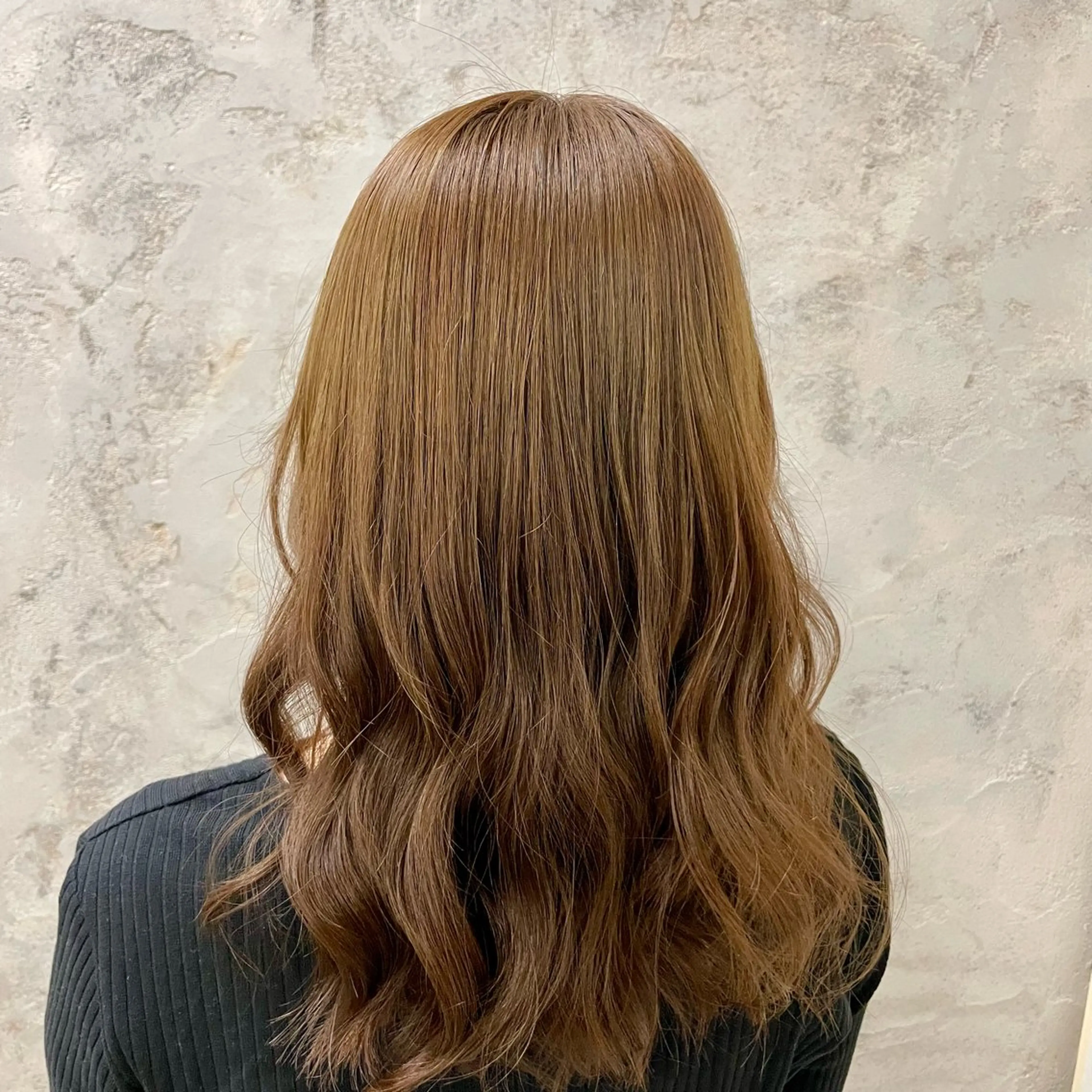 ミディアム カラー 神谷 有音/顔周り/美髪のヘアスタイル