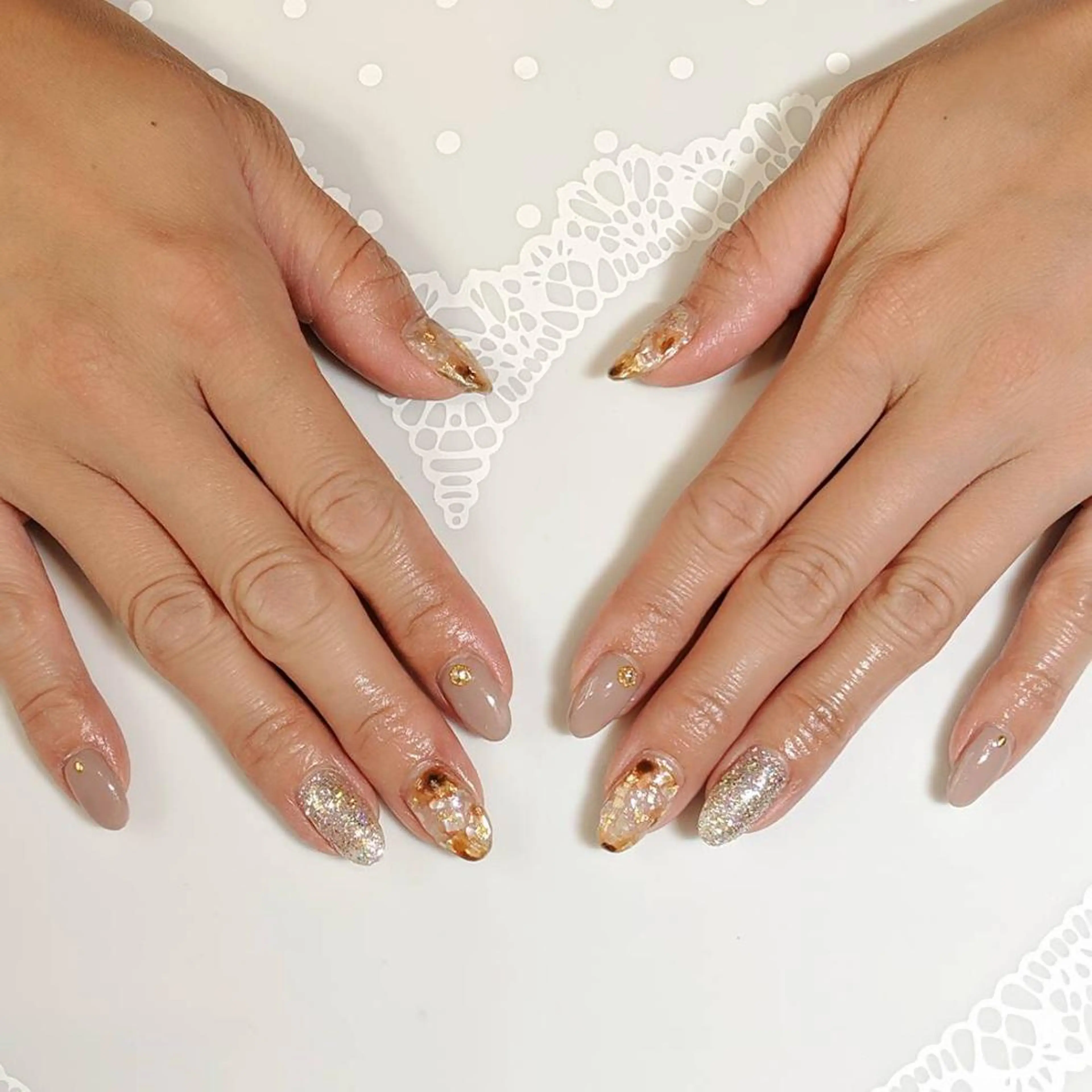 ネイル アートネイル キラキラネイル milly nail （予約担当)のネイルデザイン