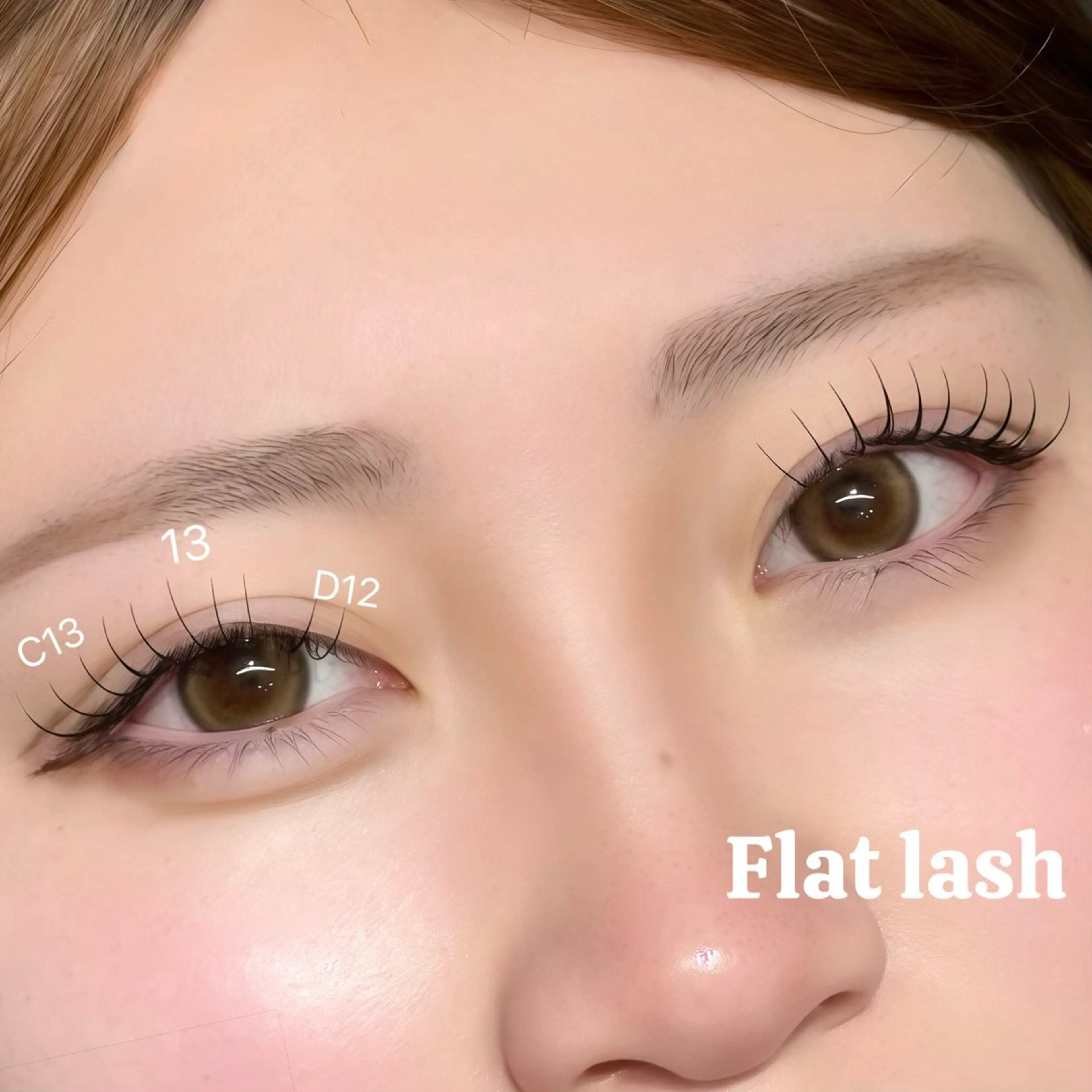 マツエク・マツパ フラットラッシュ Junna 🧸︎︎⟡のマツエク・マツパデザイン