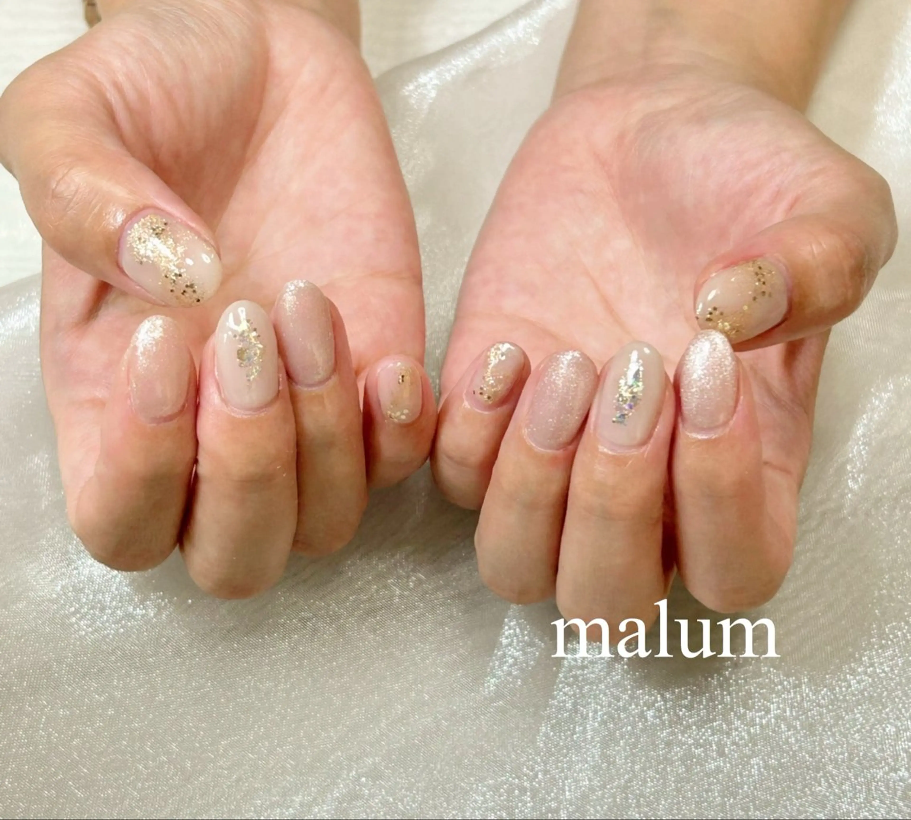 ネイル ニュアンスネイル ハンドネイル malum nailのネイルデザイン