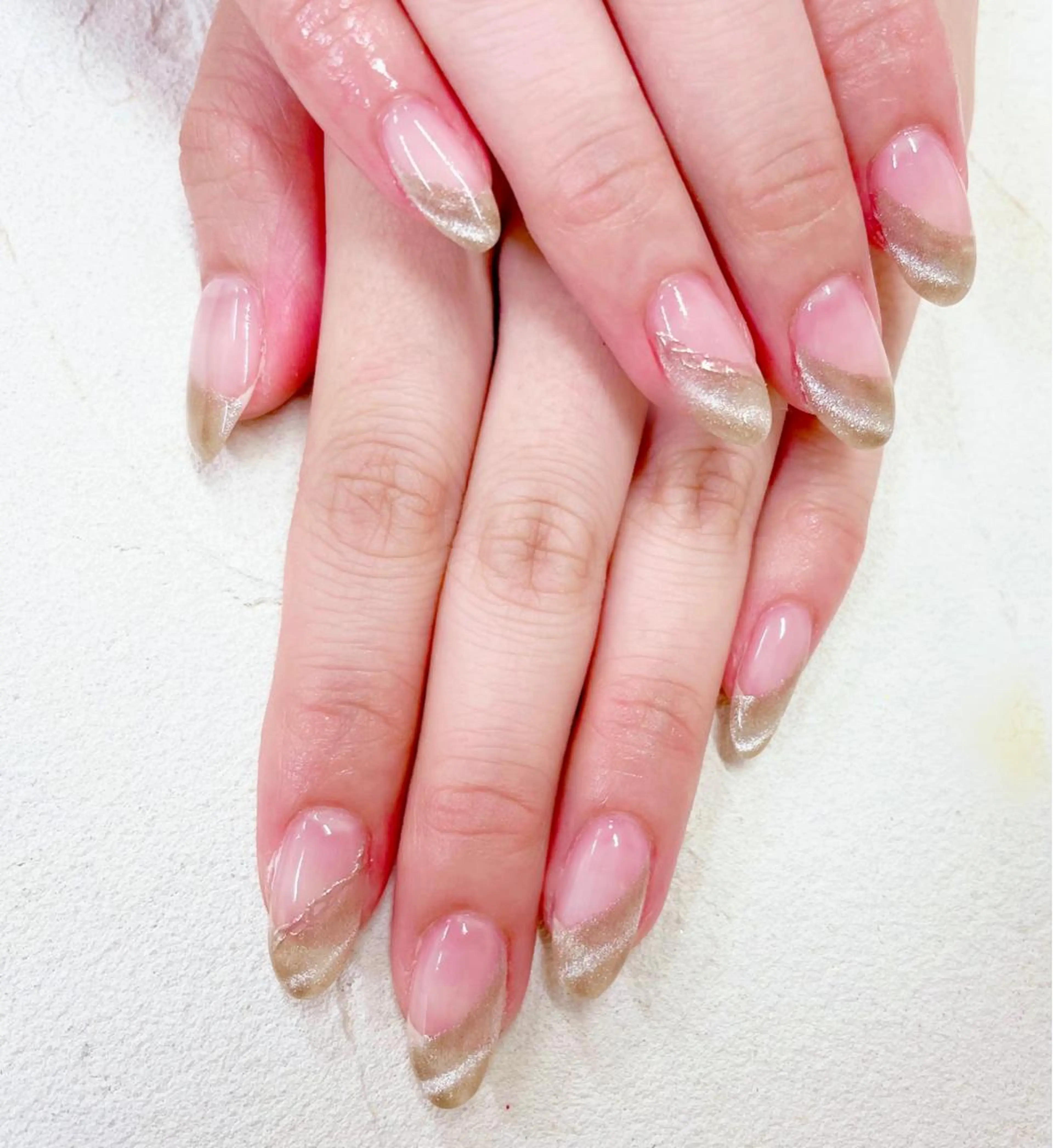 ミディアム ハンドネイル ビアンカ金町店 中島　せり菜のネイルデザイン