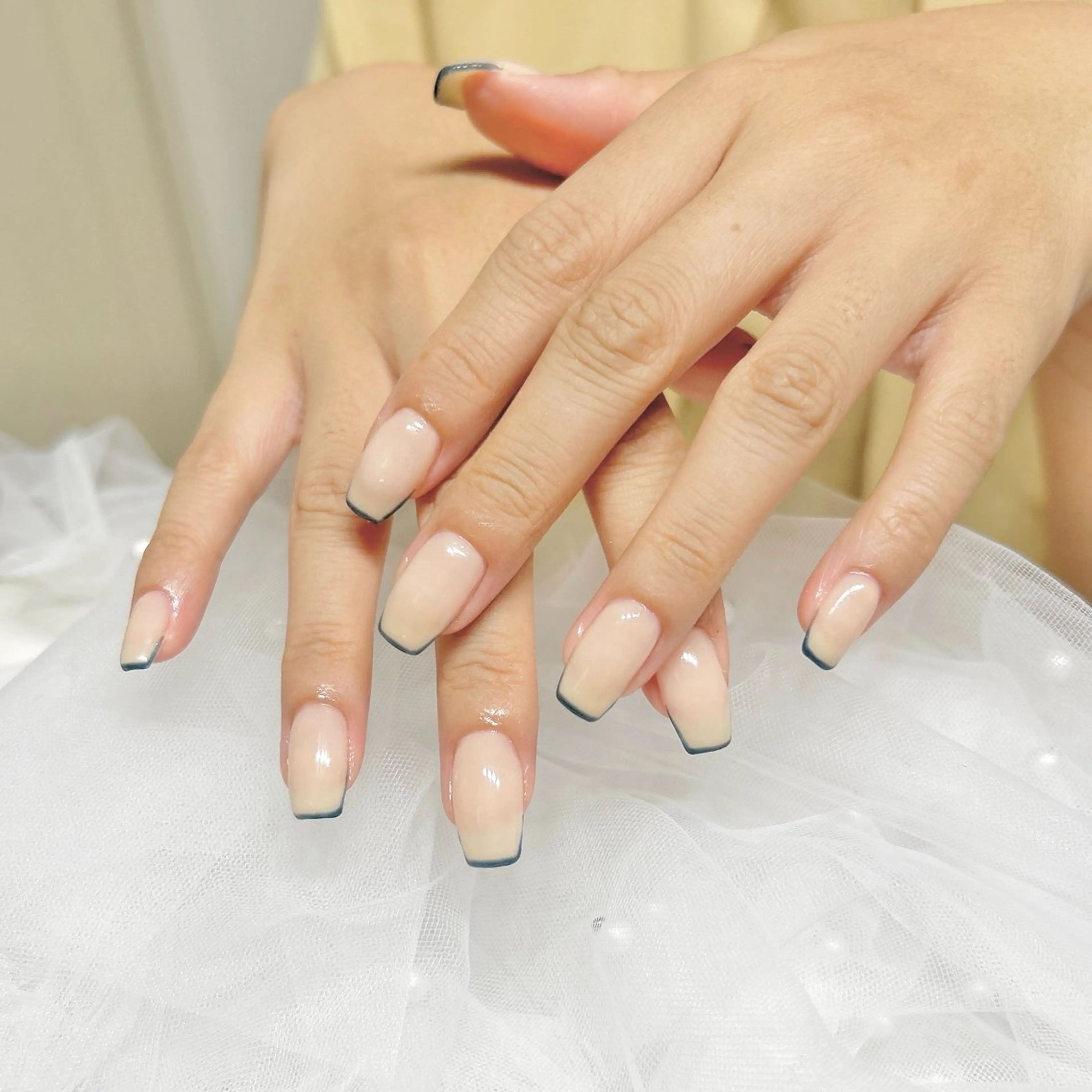 ネイル フレンチネイル ハンドネイル 【malunail】 まるねいるのネイルデザイン