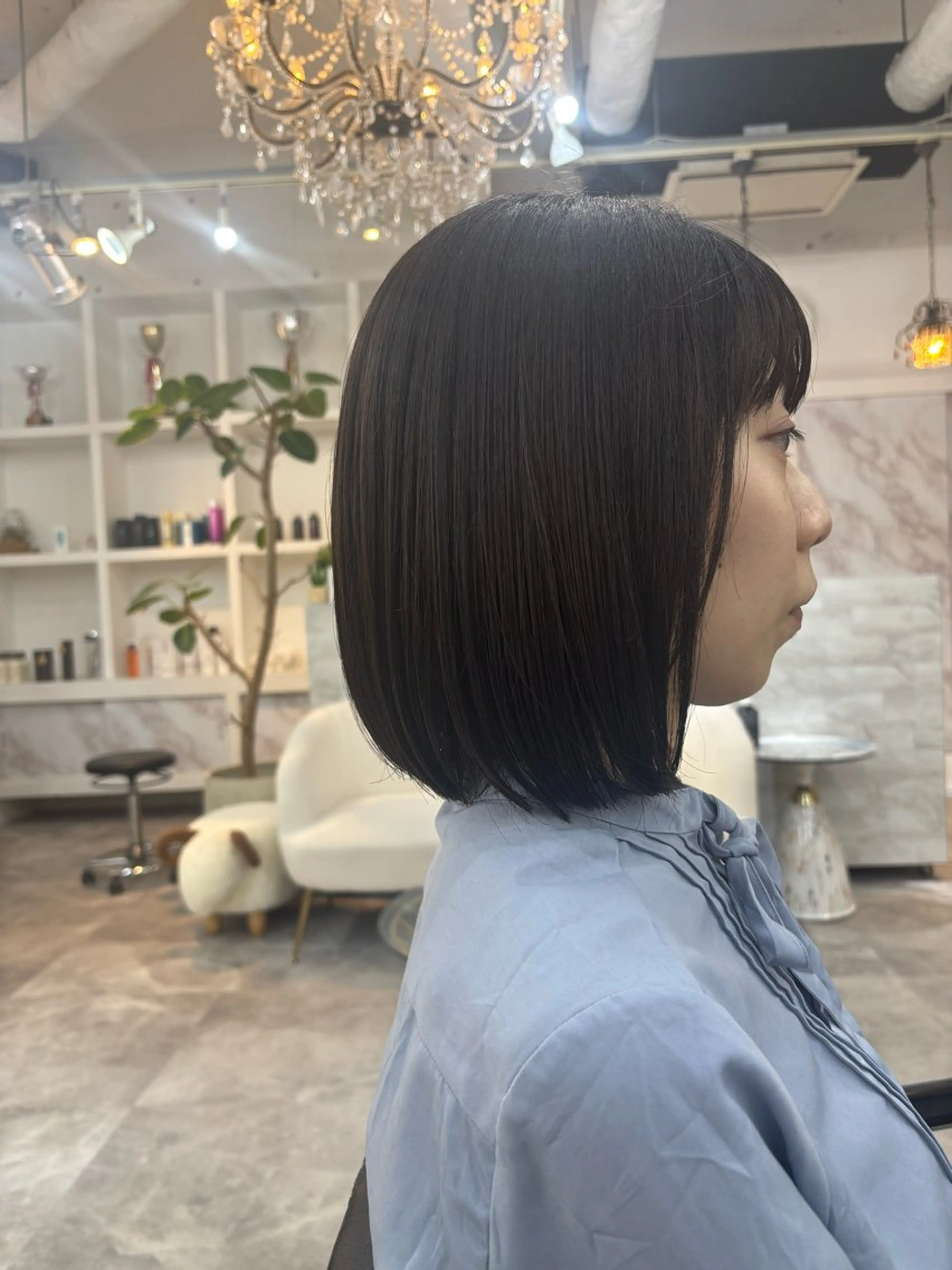 ミディアム ボブ SoRa所属・ショート/ボブ /髪質改善縮毛矯正のヘアスタイル