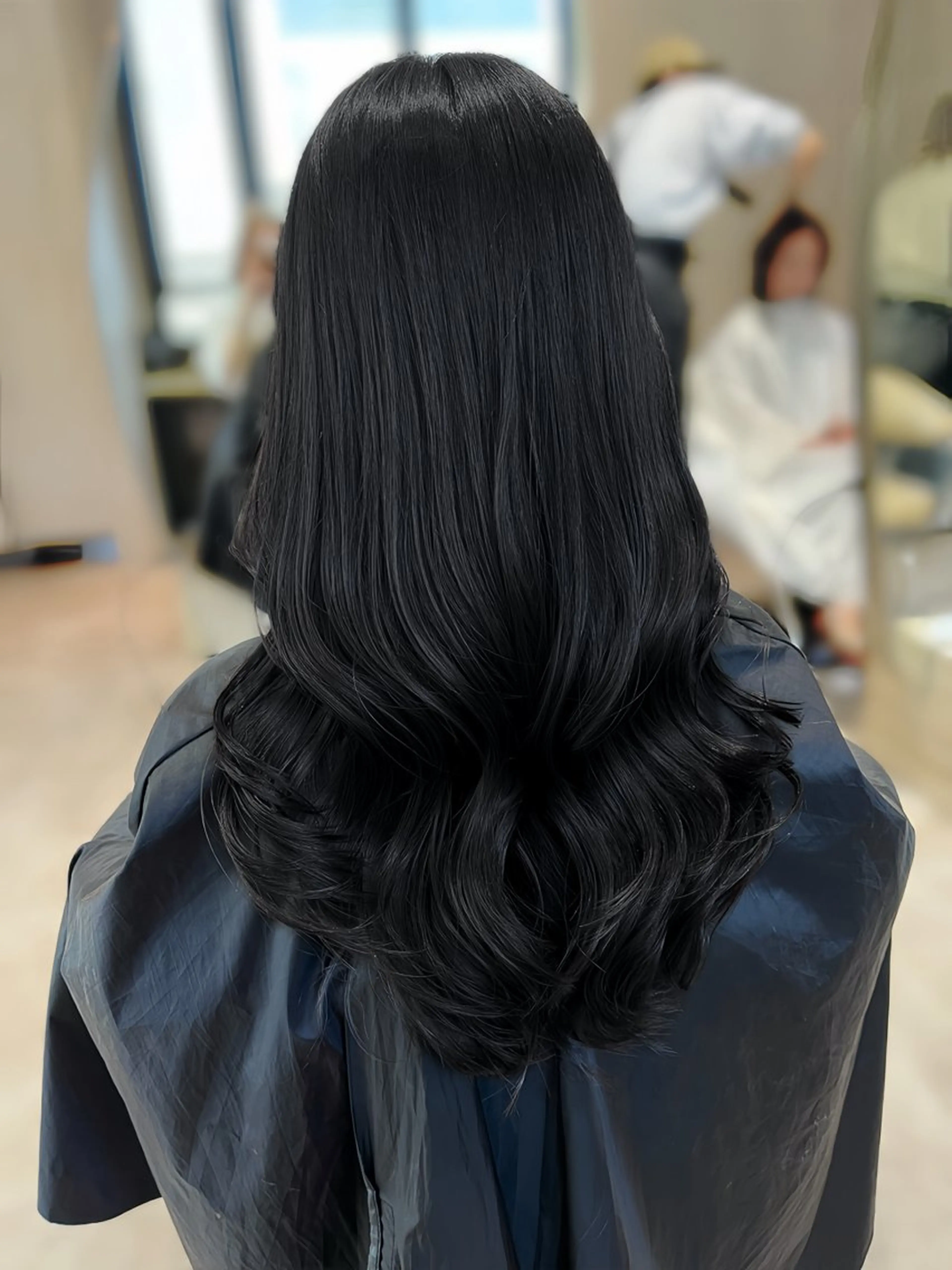 セミロング カット ヘアカラー トリートメント 韓国ヘア/ベージュ カラー/髪質改善/涼のヘアスタイル