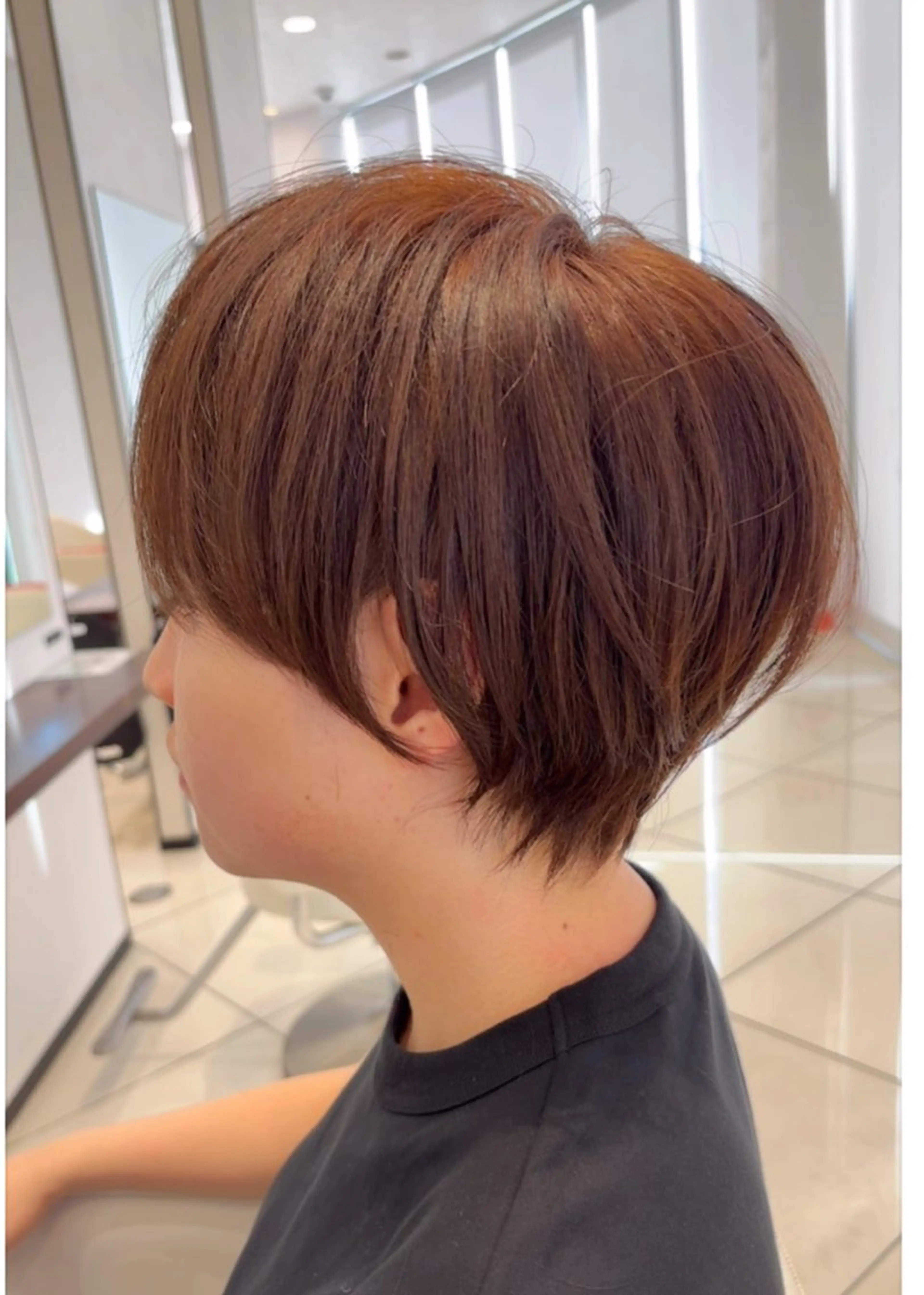 ショート ショートヘア 山田 みかのヘアスタイル