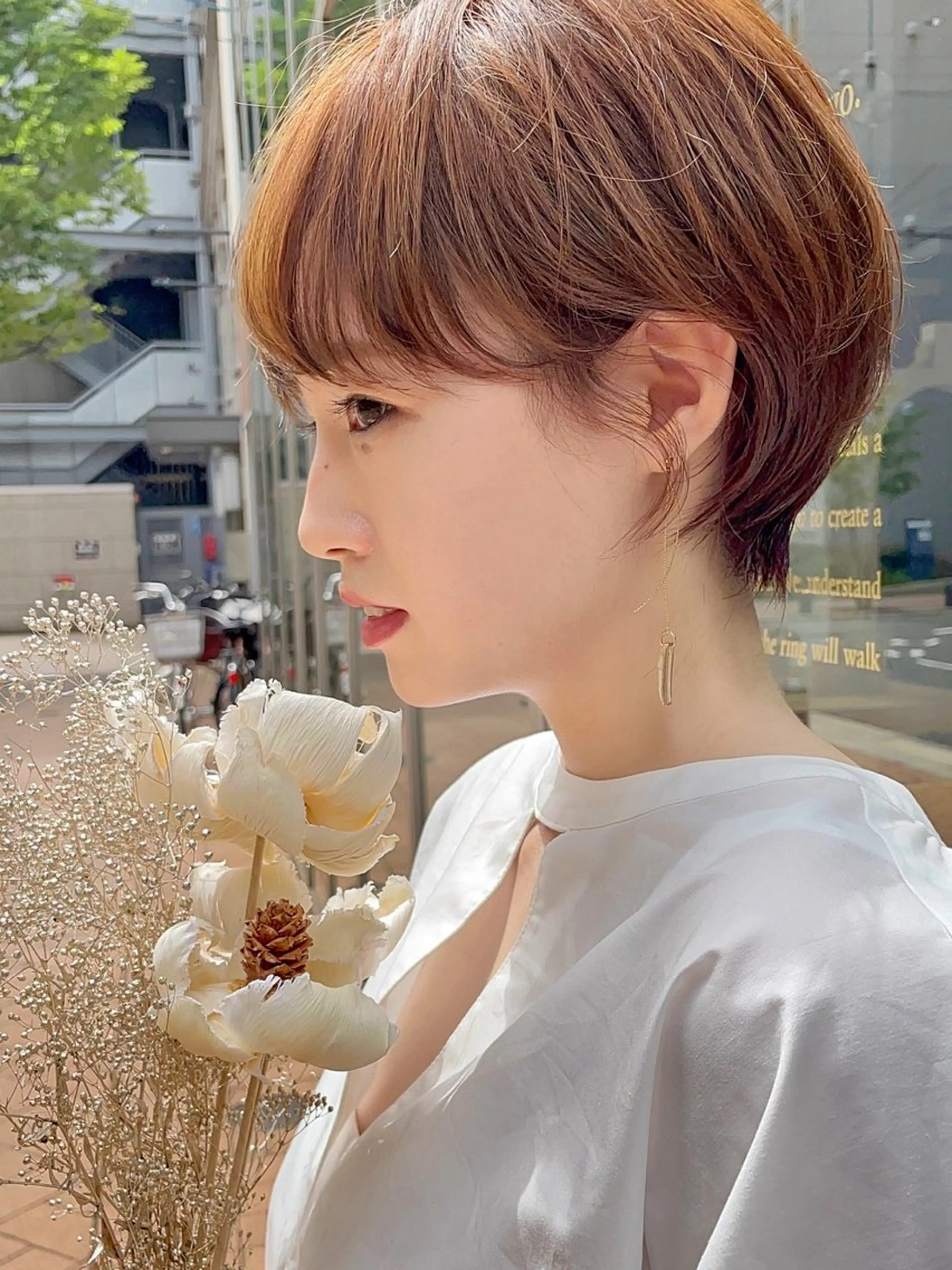 ショート 重里 瑠花のヘアスタイル