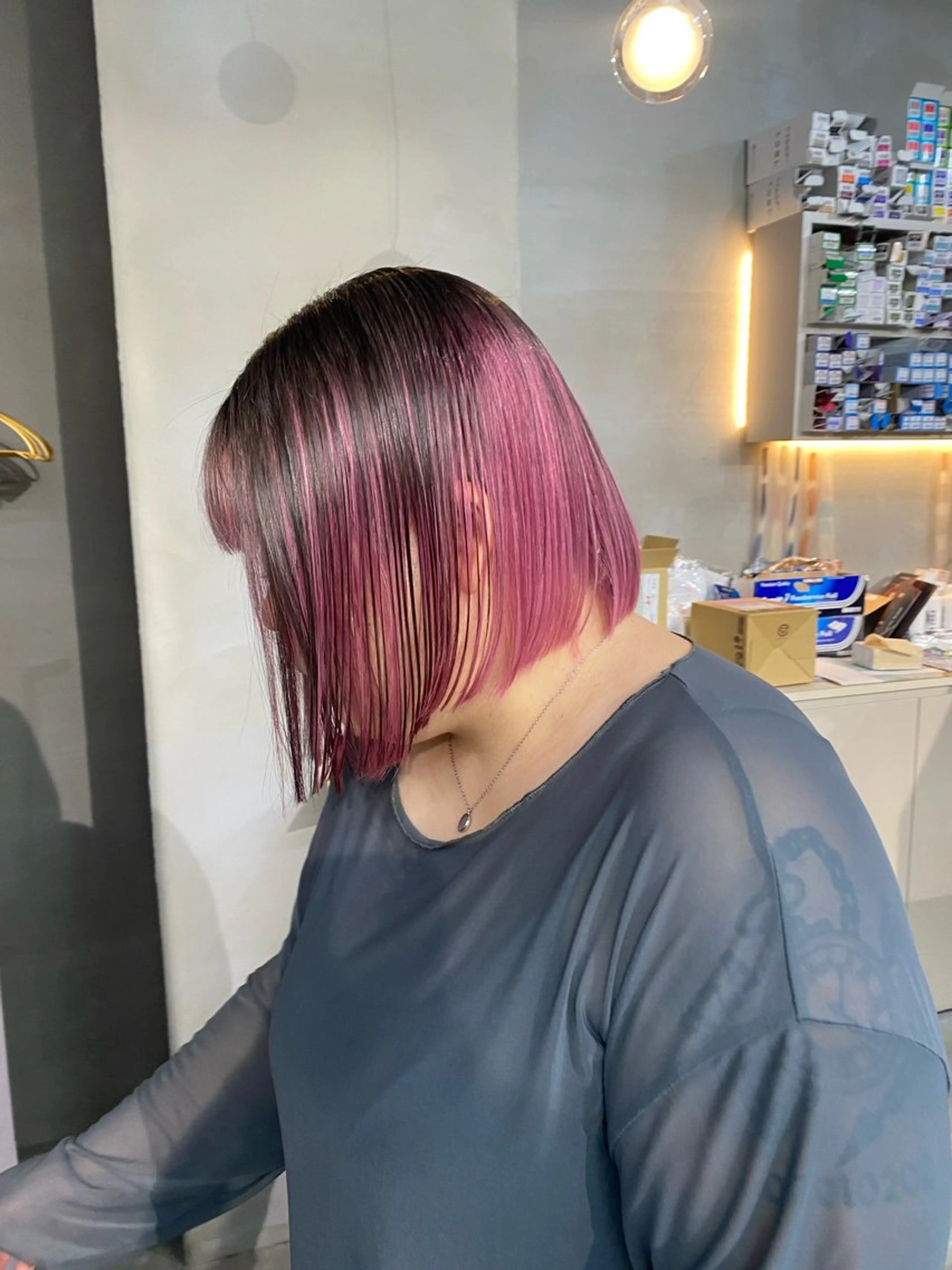 ショート カラー ヘアカラー qulim所属・前橋 姫奈のヘアスタイル