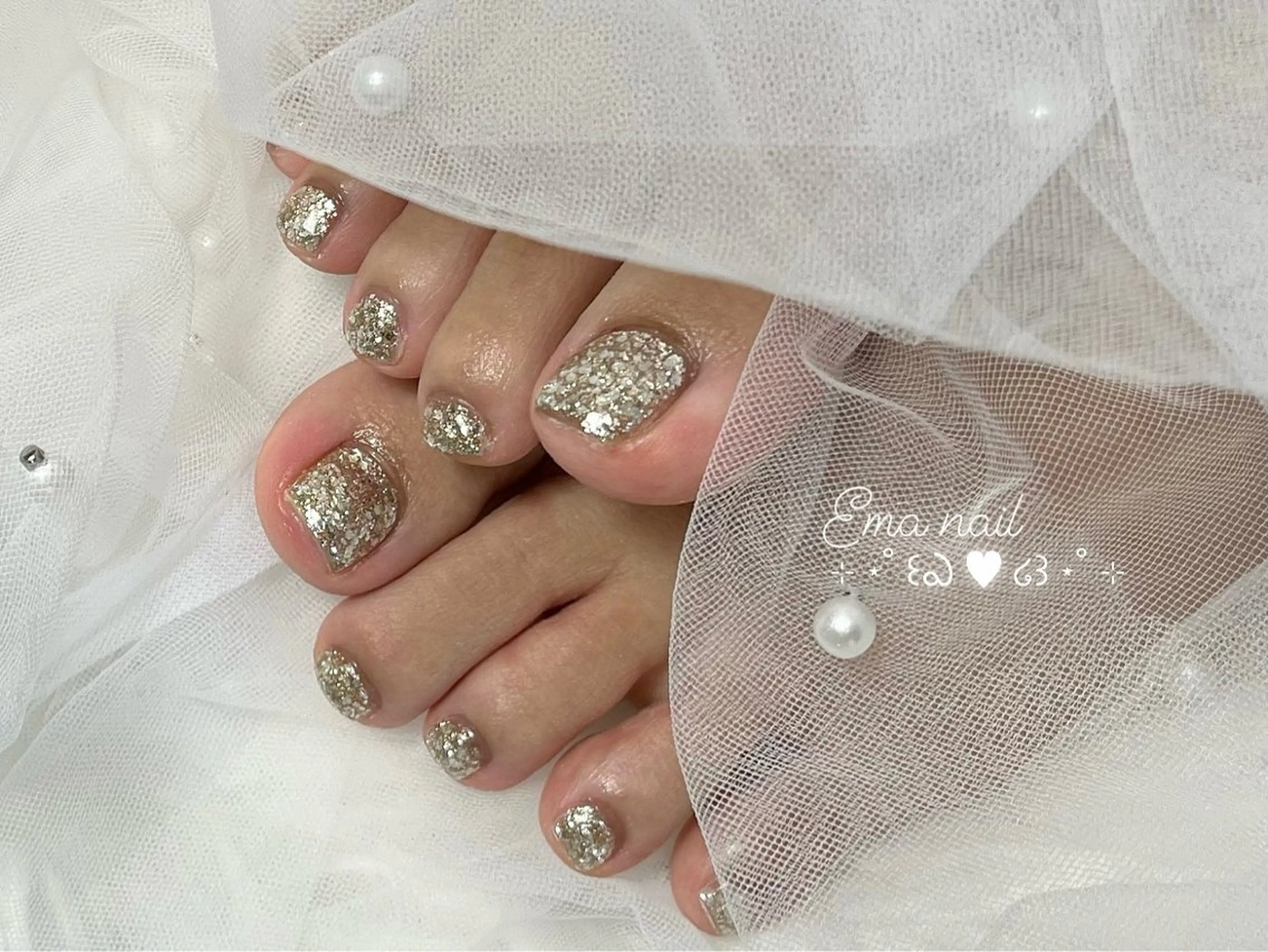 【foot】ワンカラー🍒(オフなし)の写真