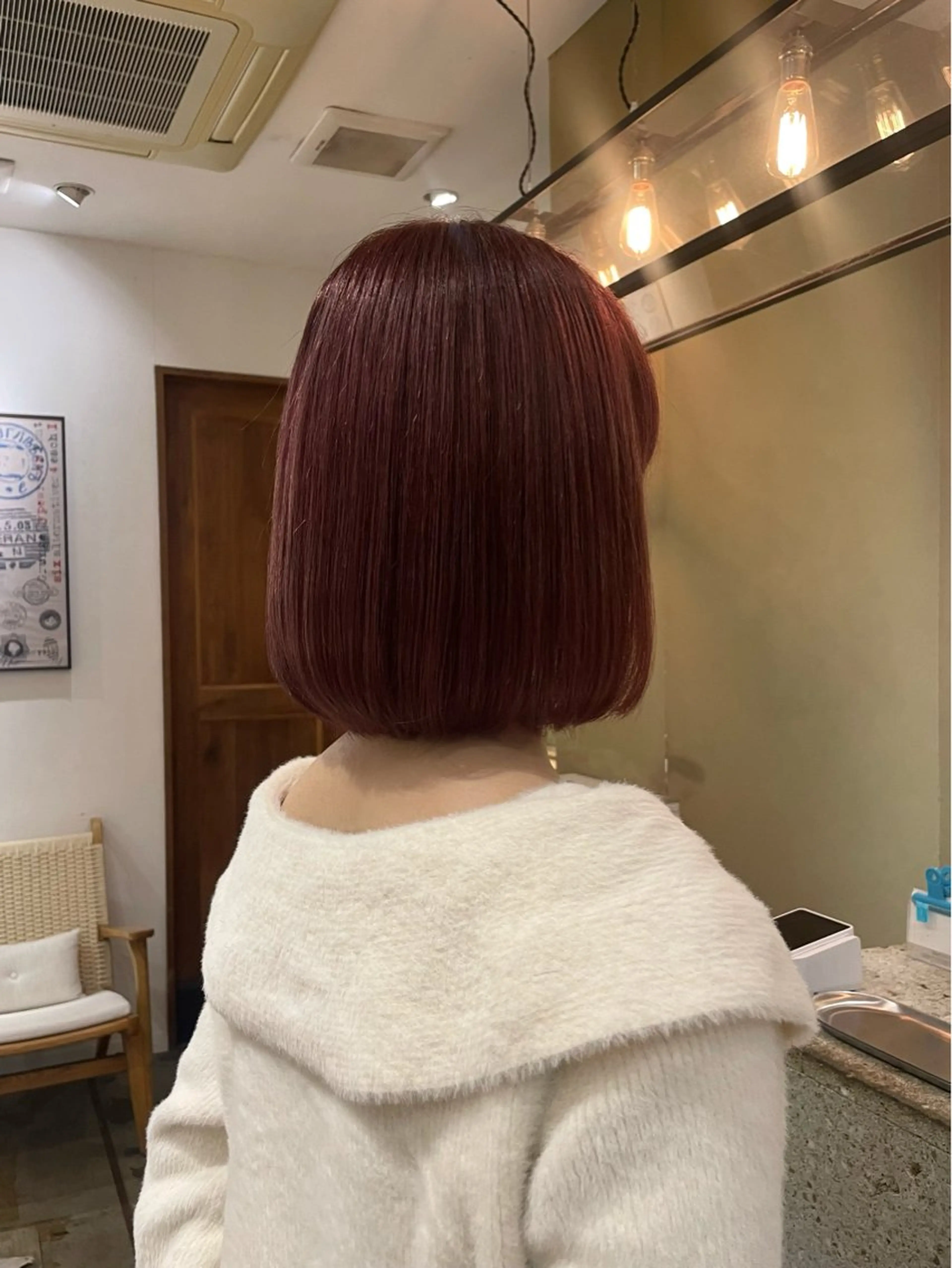 ミディアム カラー 𝒚𝒖-𝒓𝒊 ⸝⋆艶color🌙のヘアスタイル