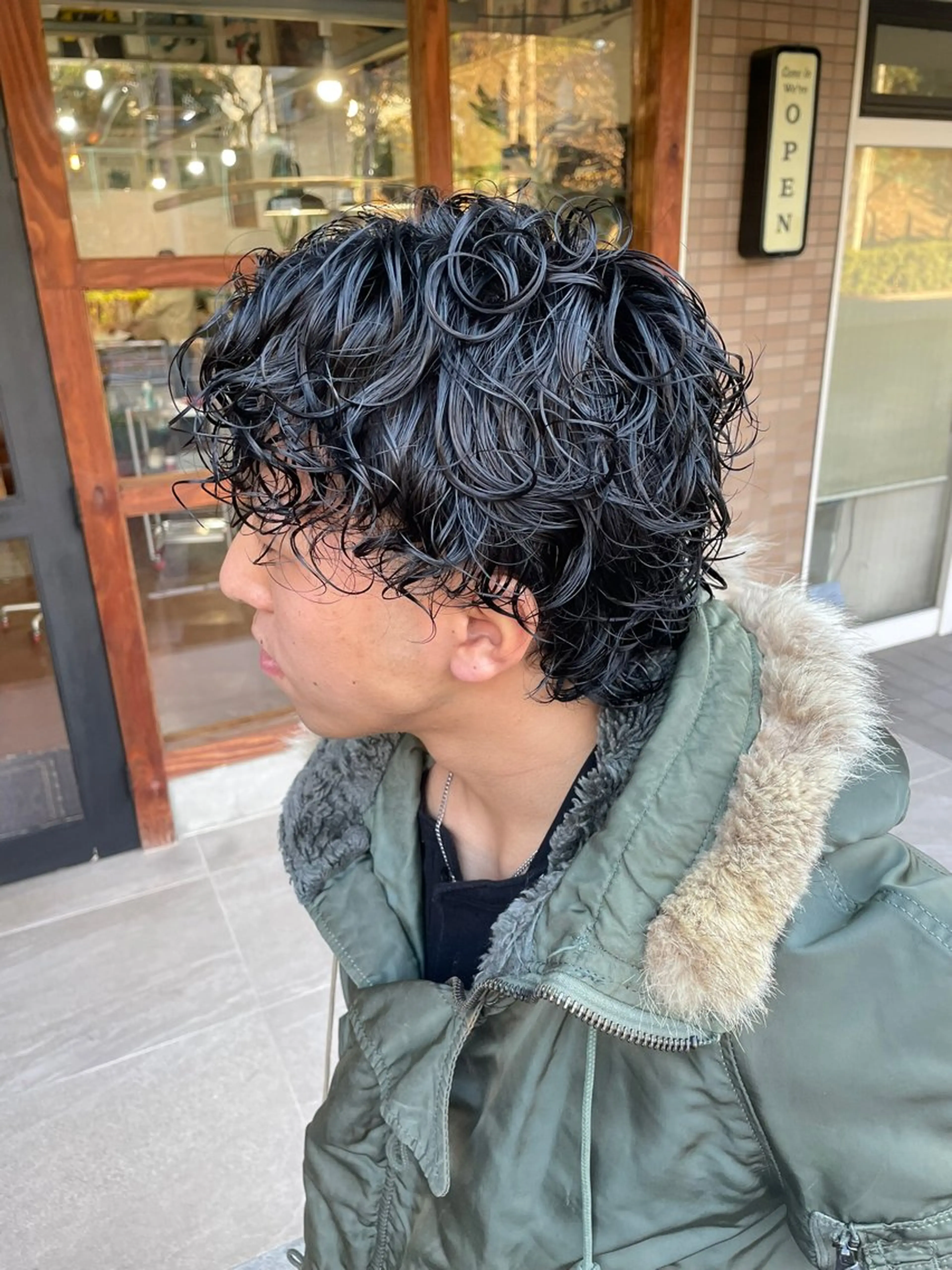 パーマ メンズ メンズパーマ カット パーマ marbles 森田雅治のヘアスタイル