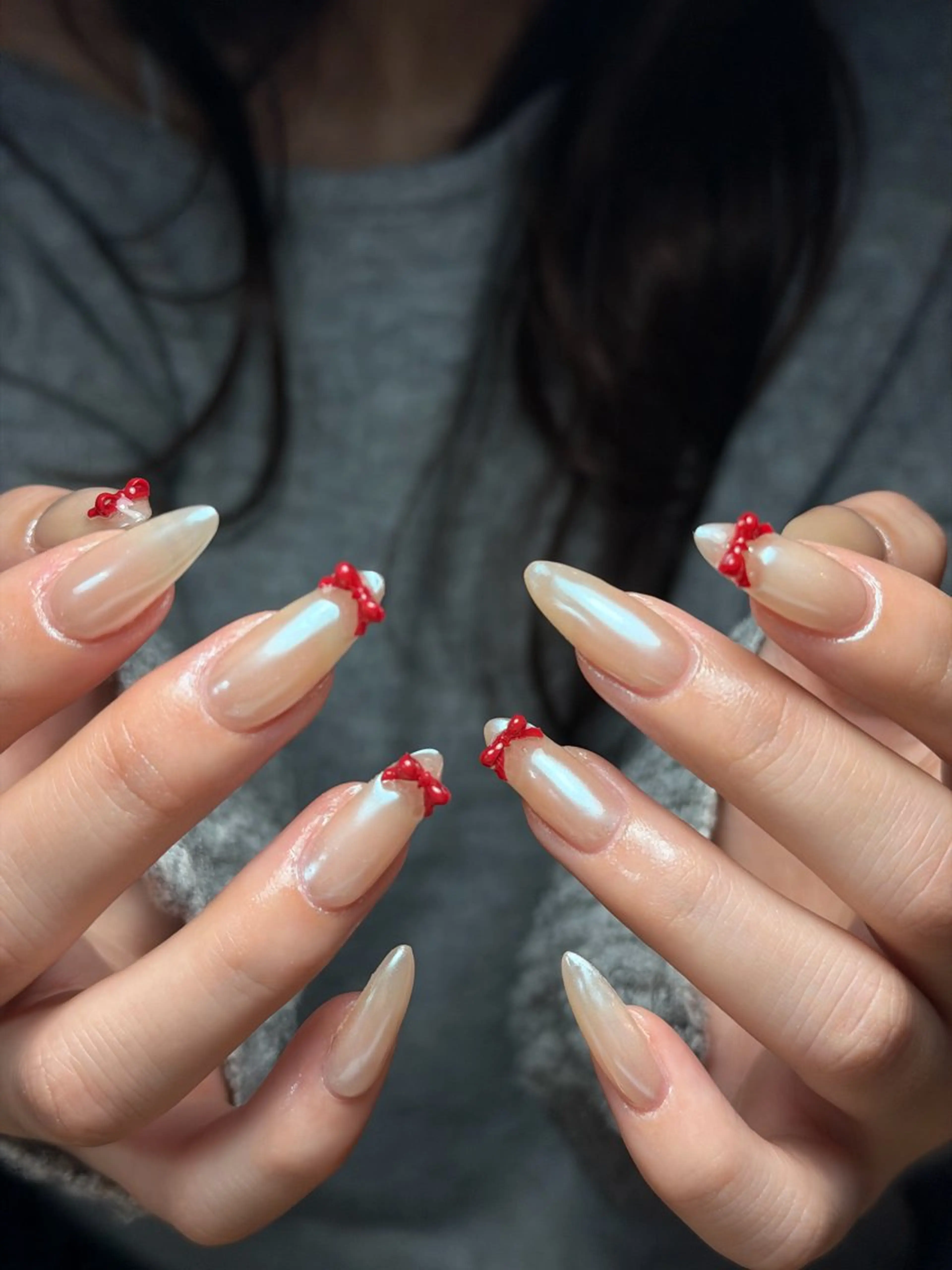 ネイル 韓国ネイル シンプルネイル ワンホンネイル ハンドネイル CoMo Nail Studio所属・CoMo Nailのネイルデザイン