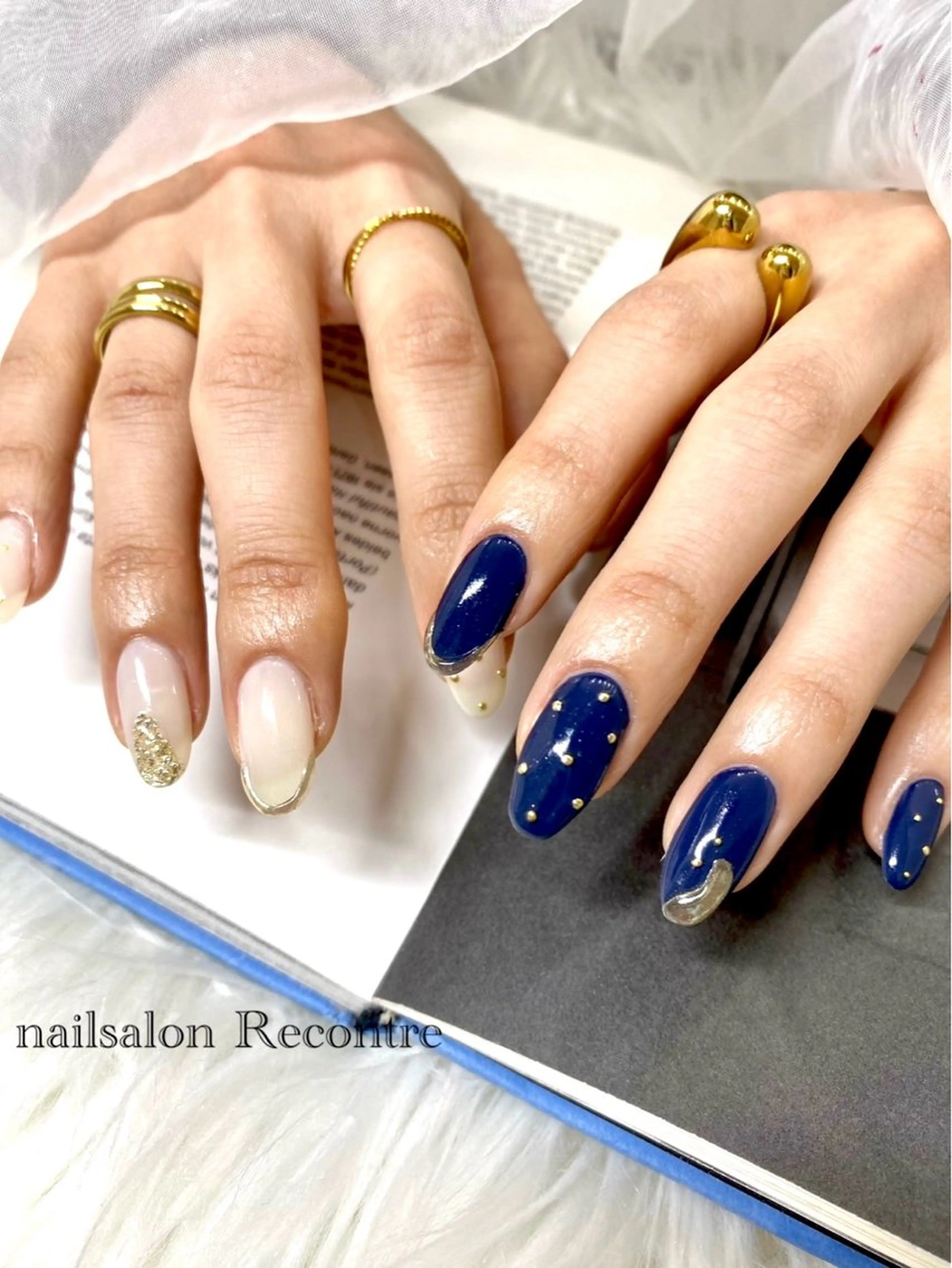 ネイル ハンドネイル nailsalon Lithos所属・nailsalon Recontreのネイルデザイン