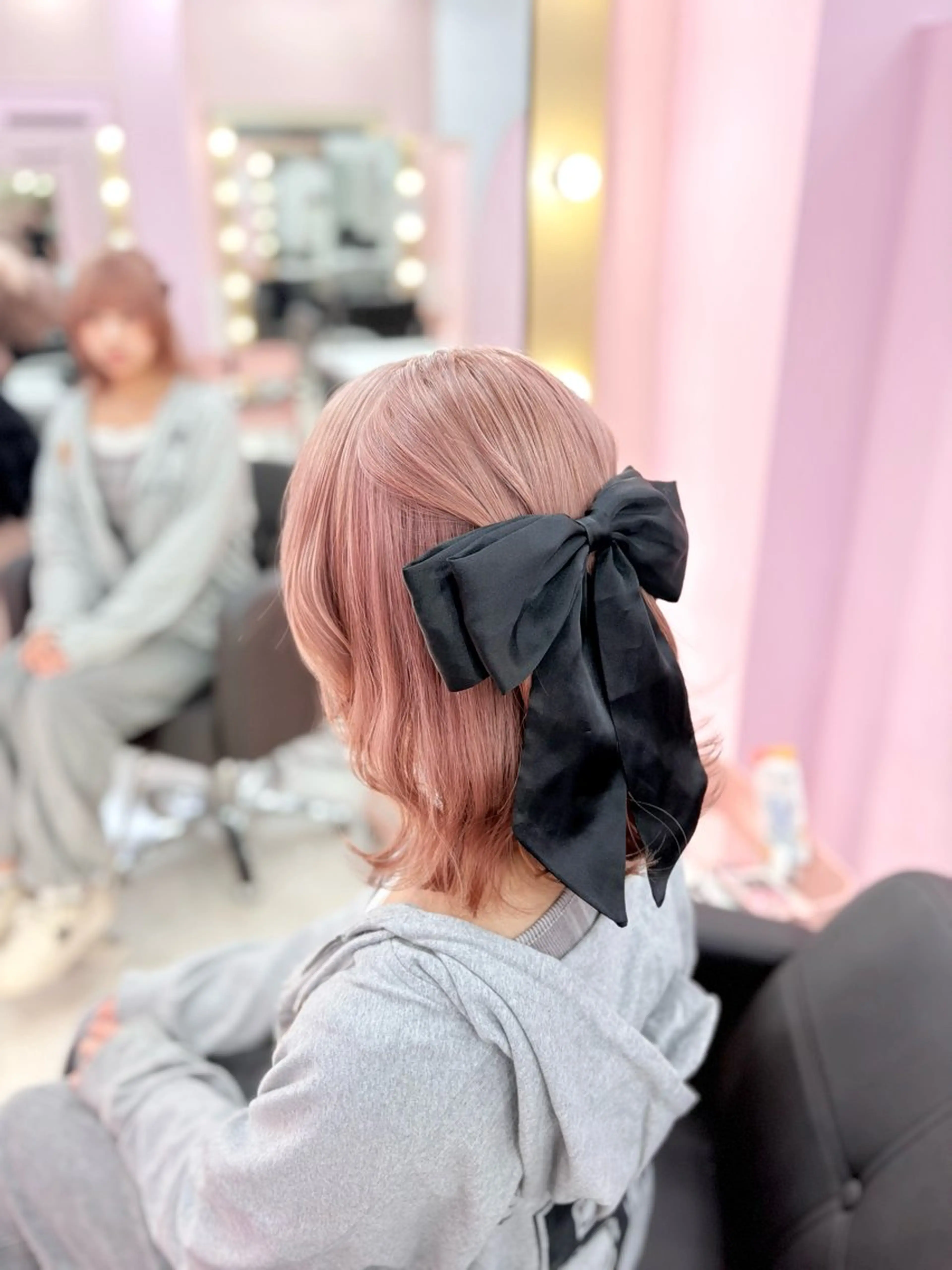 セミロング カラー ヘアカラー トリートメント 甘ふわgirly🎀 ハイトーン🤍Ramのヘアスタイル