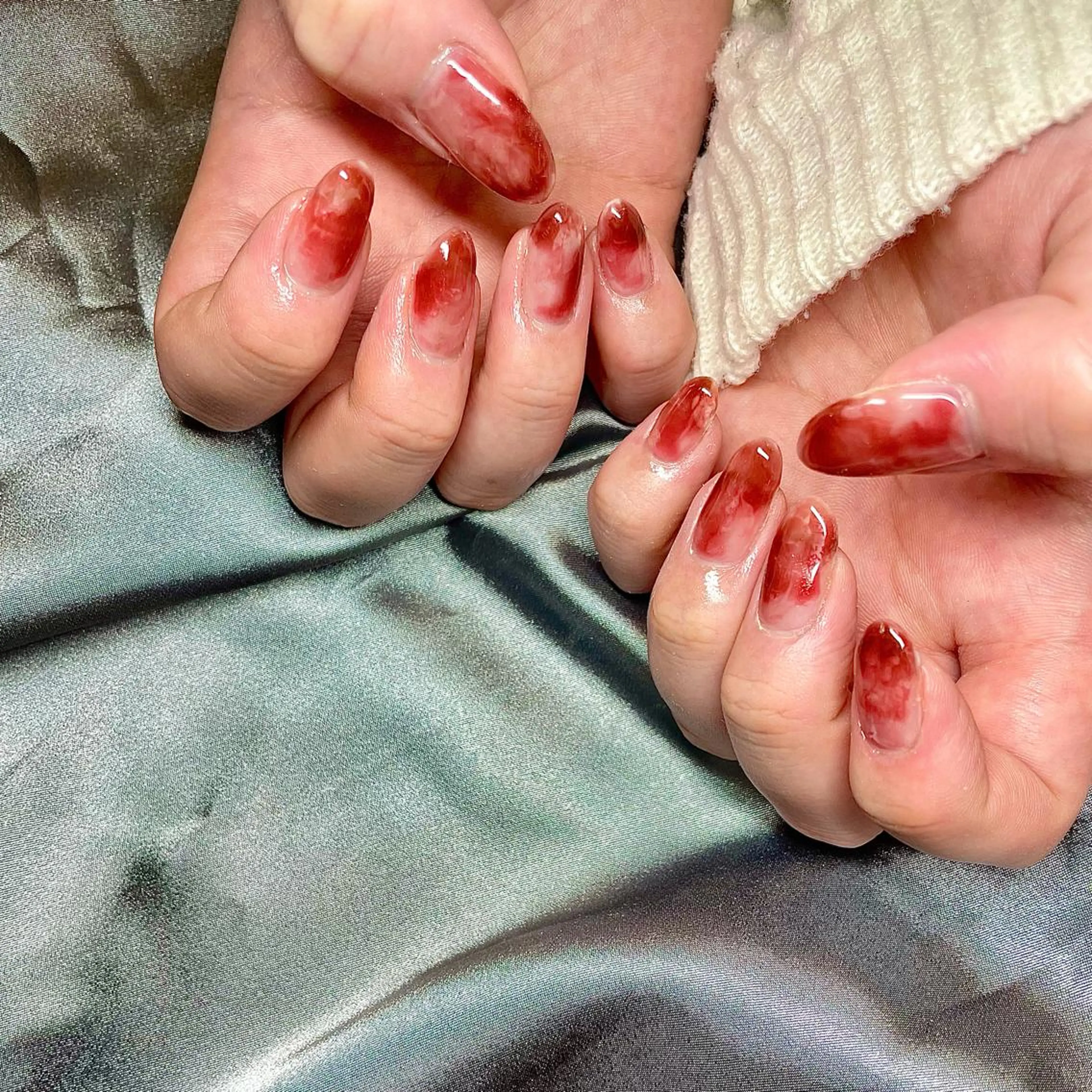 ロング カラー パーマ ヘアアレンジ メンズ キッズ ネイル マツエク・マツパ アイブロウ 眉カラー クリアネイル nail&eye Aoのマツエク・マツパデザイン