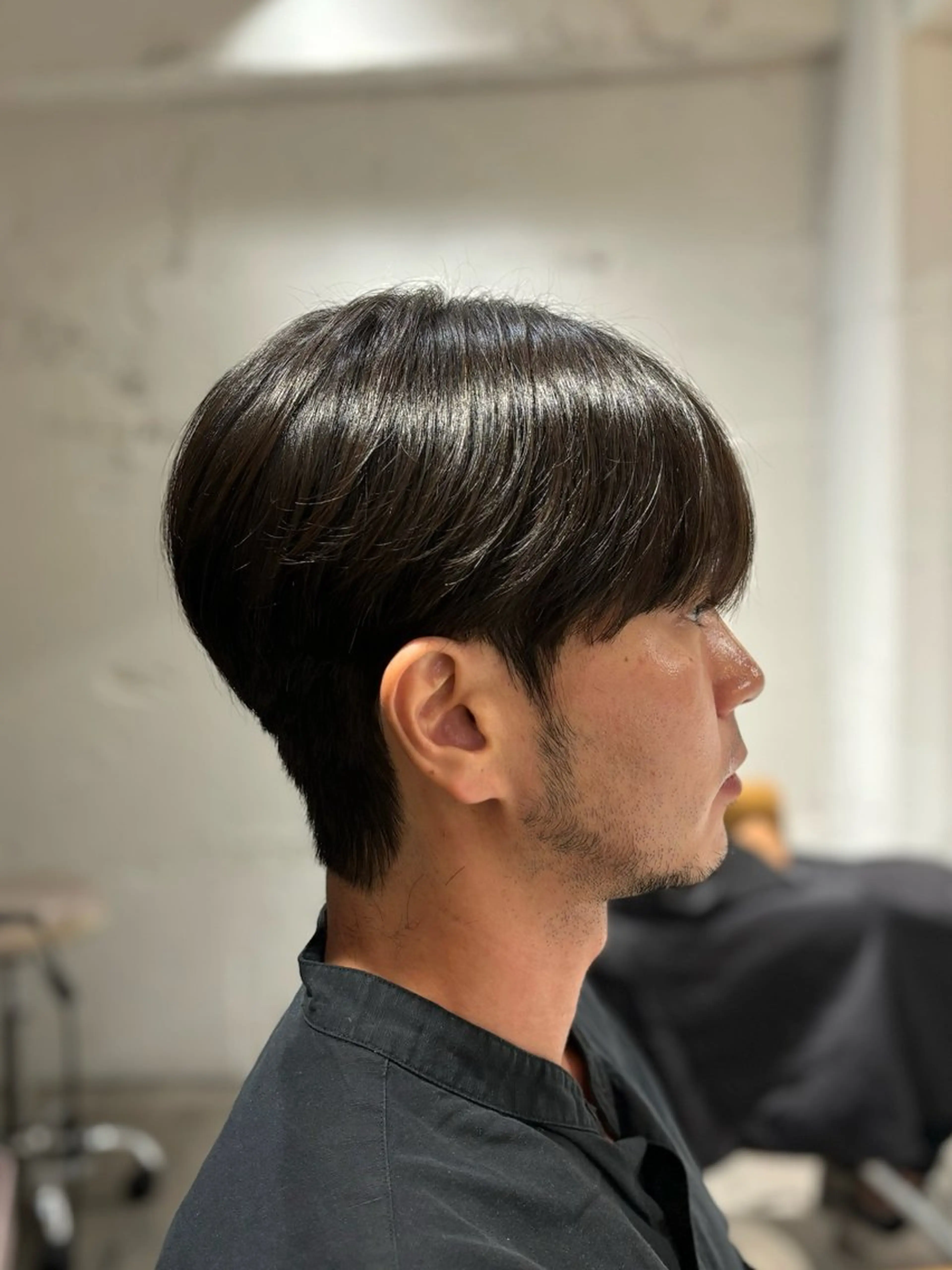 ショート パーマ メンズ カット パーマ 韓国メンズヘア/ ダウンパーマ/歩夢のヘアスタイル