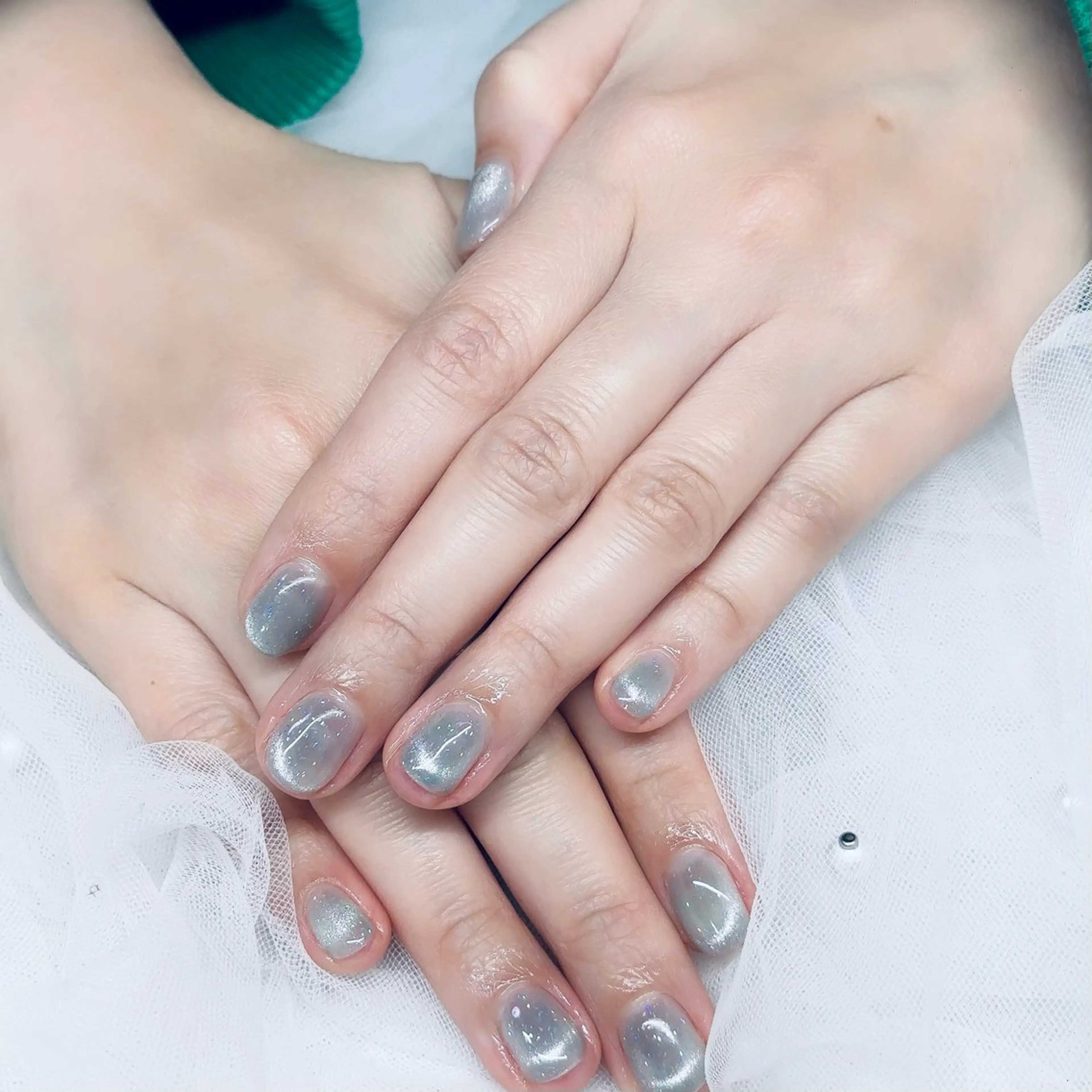 ネイル キラキラネイル マグネットネイル LOA.NAIL 市川店【ロアネイル】のネイルデザイン